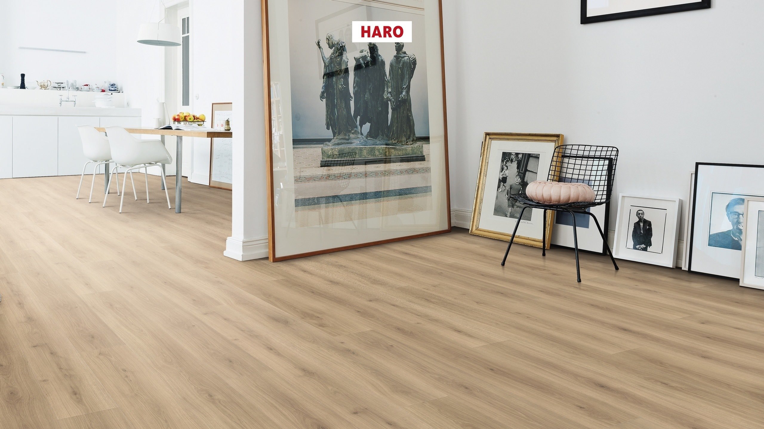 HARO Suelo laminado TRITTY 100 Gran Via 4V Roble Emilia puro* authentic soft Top Connect