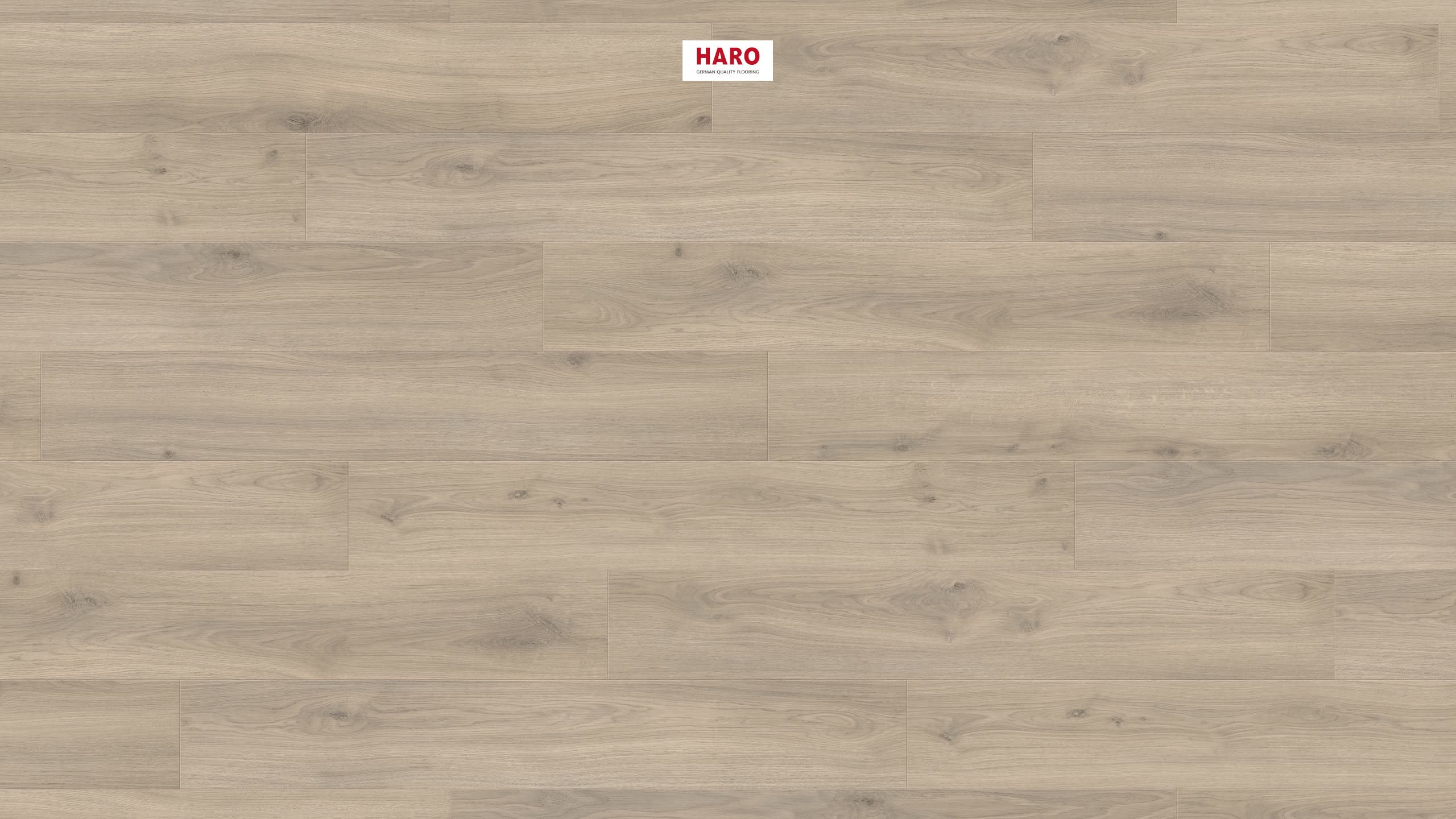 HARO Suelo laminado TRITTY 200 Aqua 1-lama 4V Roble Emilia marrón gris* authentic soft Silent CT Top Connect