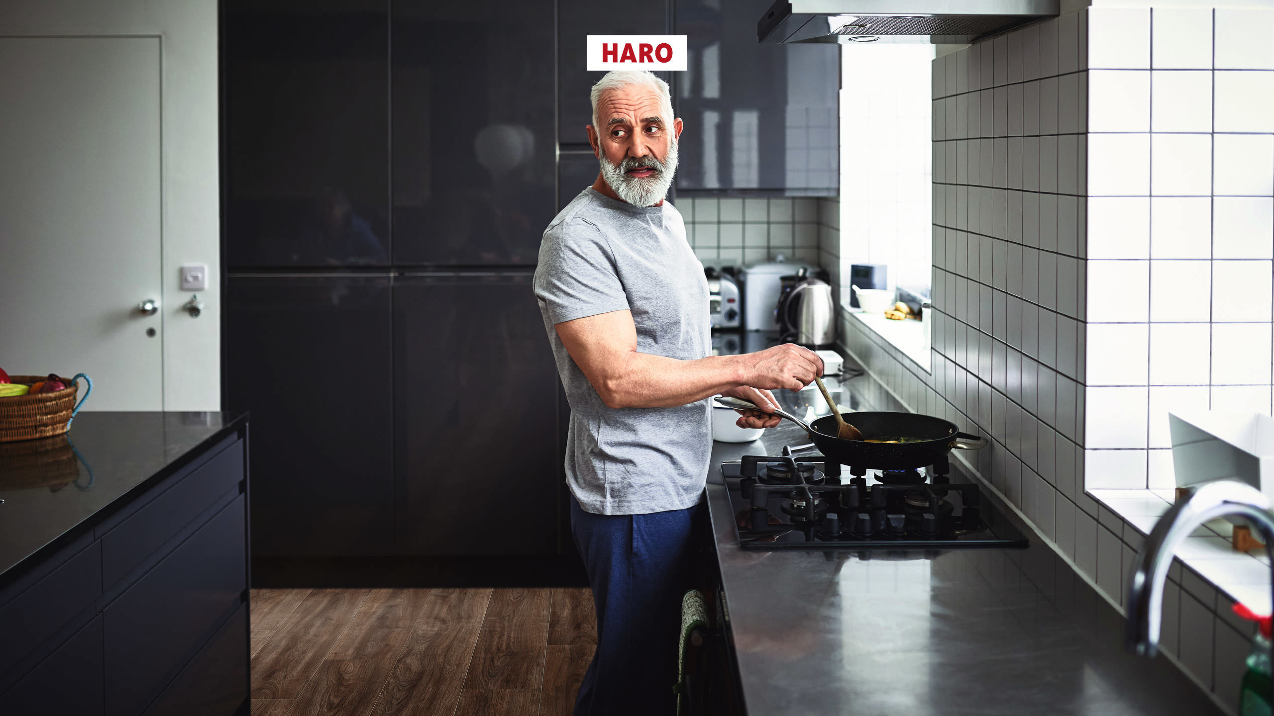 HARO Suelo laminado TRITTY 200 Aqua 1-lama 4V Roble Eleganza moscada* authentic Top Connect