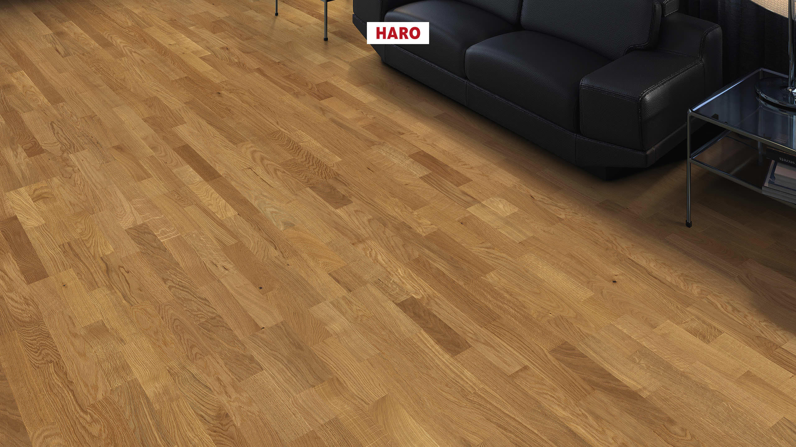 HARO PARQUET 4000 3-lamas Roble Naturale permaDur Top Connect