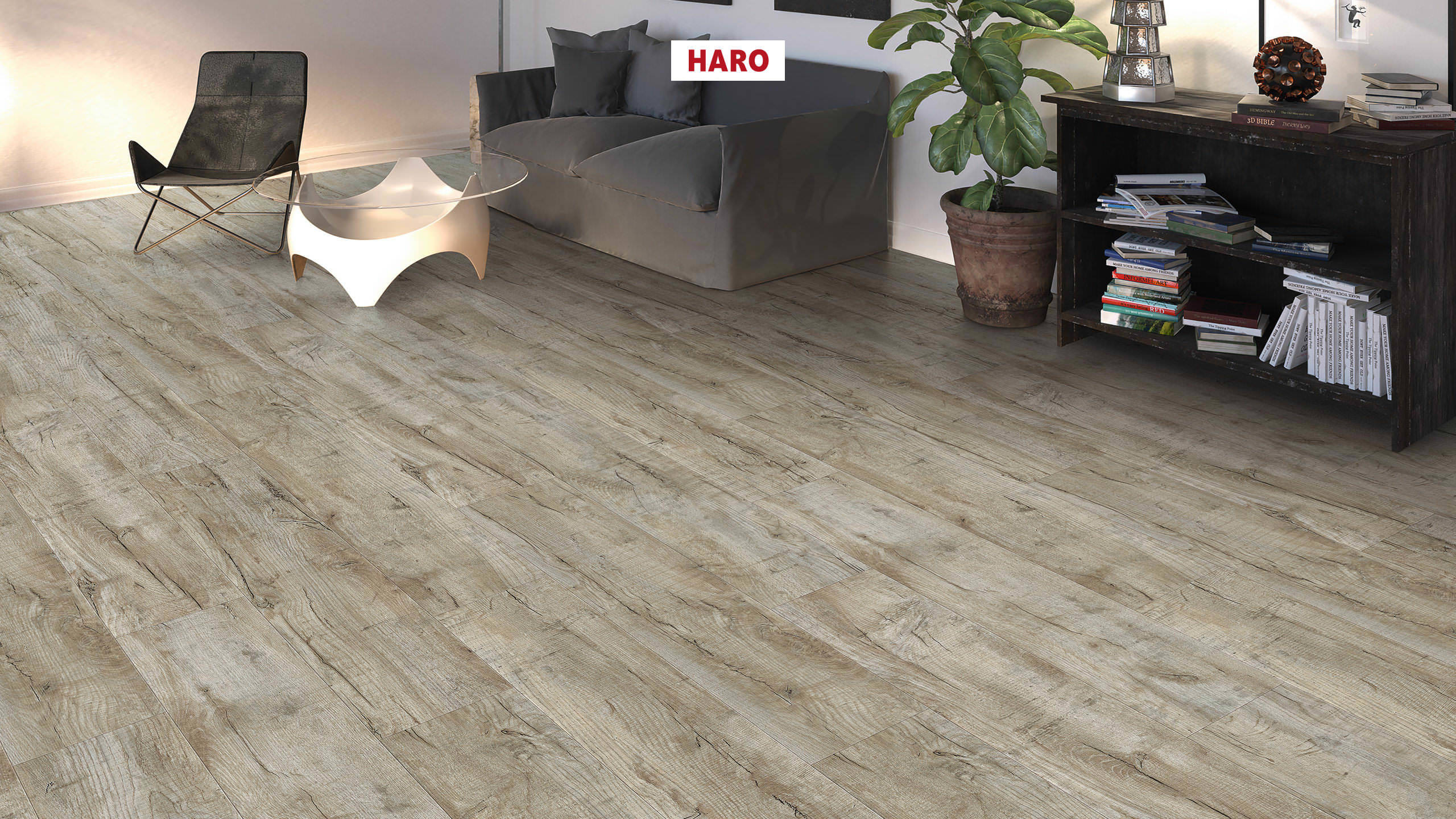 DISANO by HARO LifeAqua 1-lama 4V Roble Cardiff blanco* cepillado Top Connect