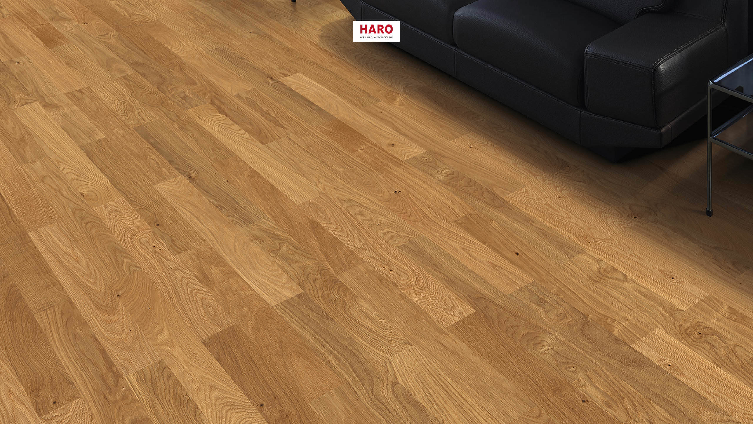 HARO PARQUET 4000 Lama Classico Roble Naturale cepillado naturaDur Ranura & lengüeta