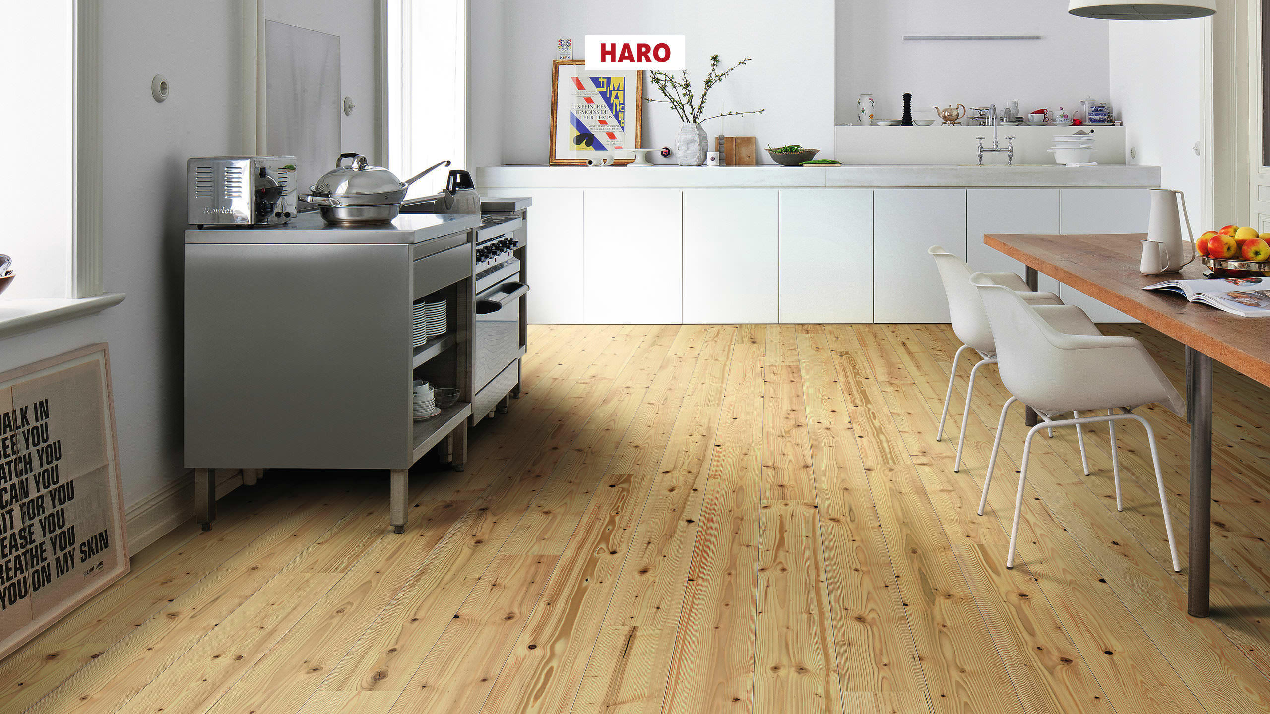 HARO PARQUET 4000 1-lama 180 2V Abeto Universal cepillado naturaDur Top Connect