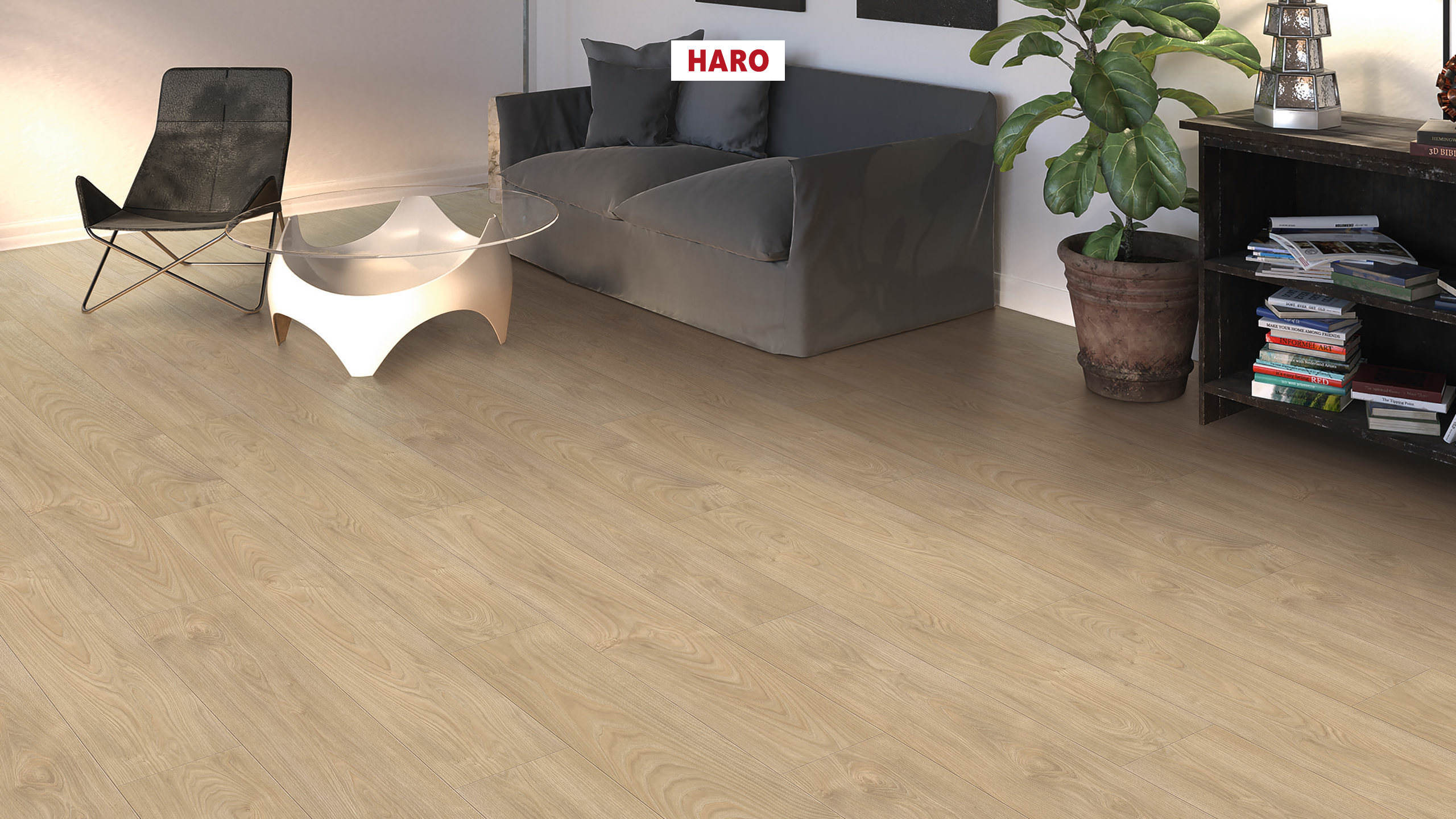HARO Suelo laminado TRITTY 100 1-lama 4V Arce sacarino Vario* authentic soft Silent CT Top Connect