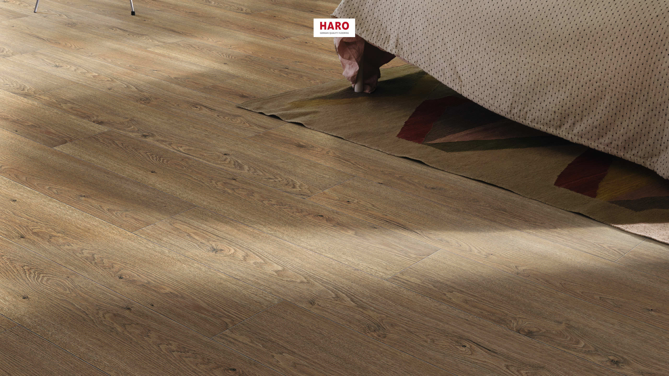 HARO Suelo laminado TRITTY 200 Aqua 1-lama 4V Roble Flavia puro* authentic Silent CT Top Connect