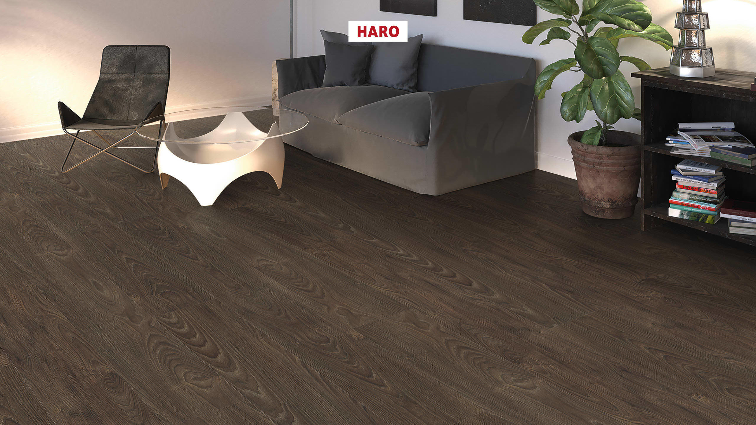 HARO Suelo laminado TRITTY 200 Aqua Gran Via 4V Acacia Vario* authentic soft Silent Pro Top Connect