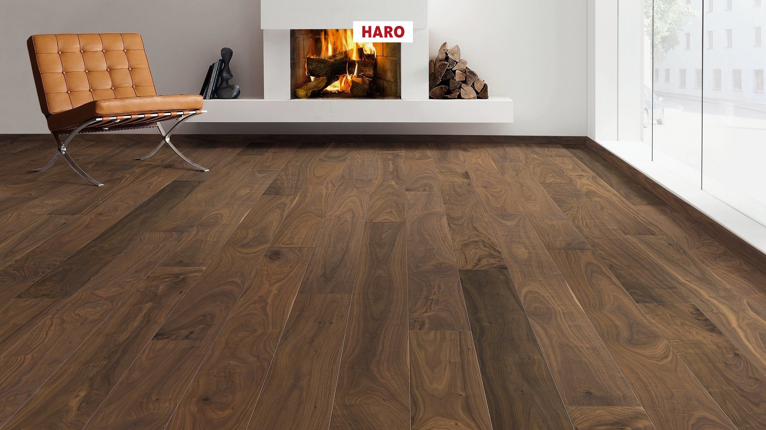 HARO PARQUET 4000 1-lama 180 4V Nogal americano Markant naturaDur Top Connect