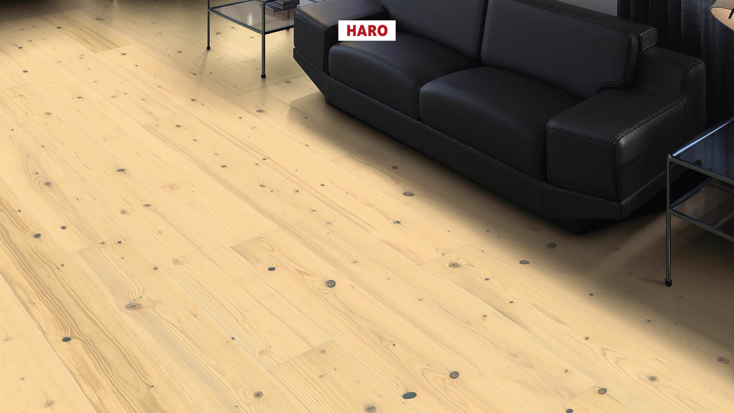 HARO PARQUET 4000 1-lama 180 4V Abeto blanco luz Universal cepillado naturaDur Top Connect