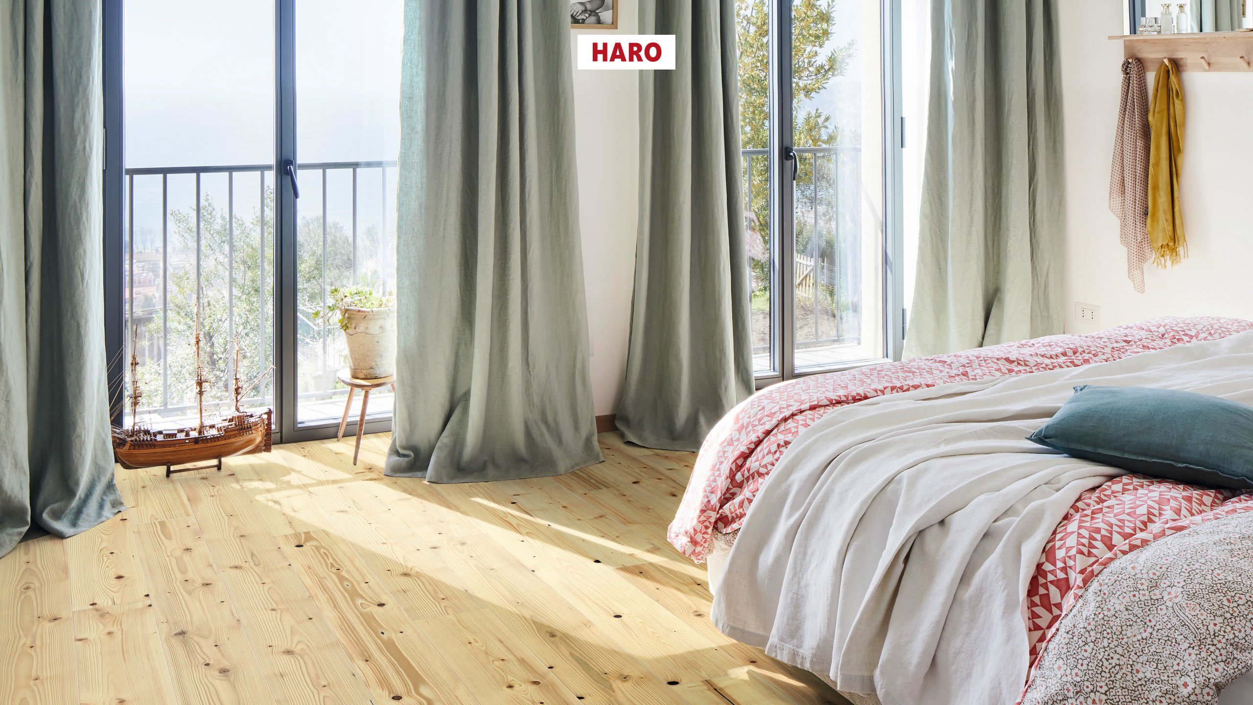HARO PARQUET 4000 1-lama 180 4V Abeto Universal cepillado naturaDur Top Connect