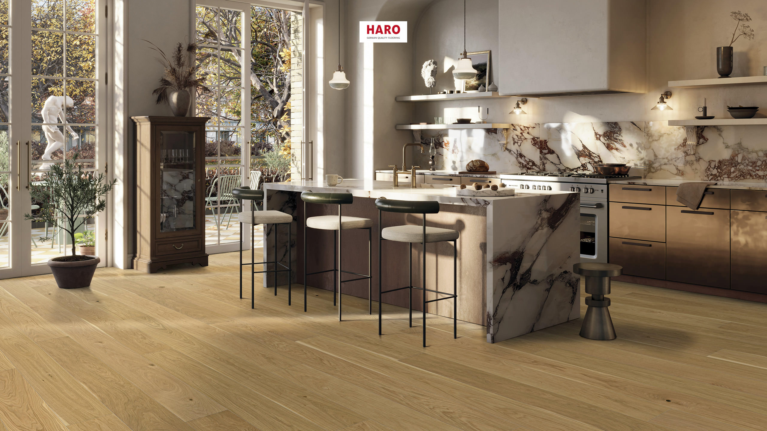HARO PARQUET 4000 1-lama 180 4V Roble Country cepillado naturaDur Top Connect