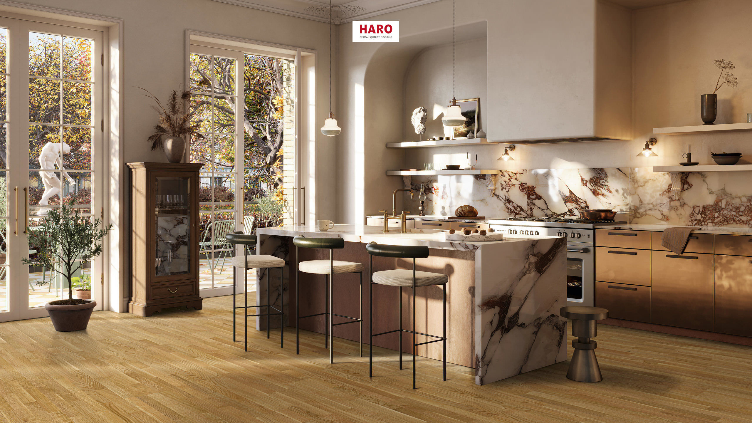 HARO PARQUET 4000 3-lamas Roble Family naturaDur Top Connect