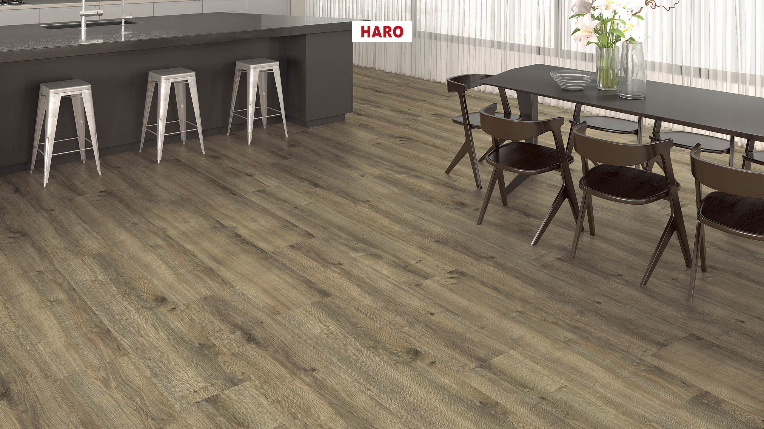 DISANO by HARO Project 1-lama 4VM Roble Peak greige* cepillado