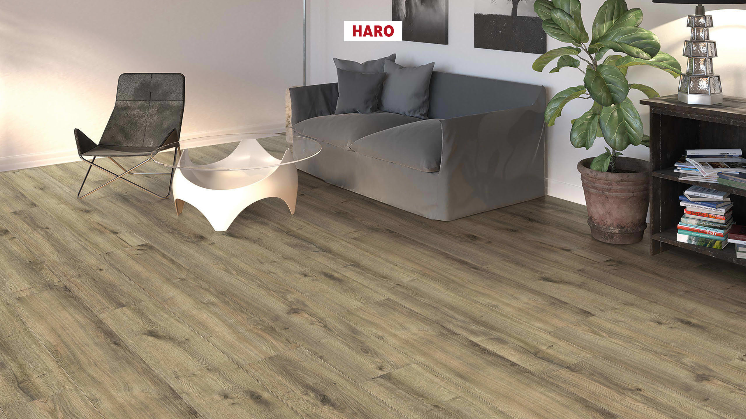 DISANO by HARO LifeAqua 1-lama 4V Roble Peak greige* cepillado Top Connect