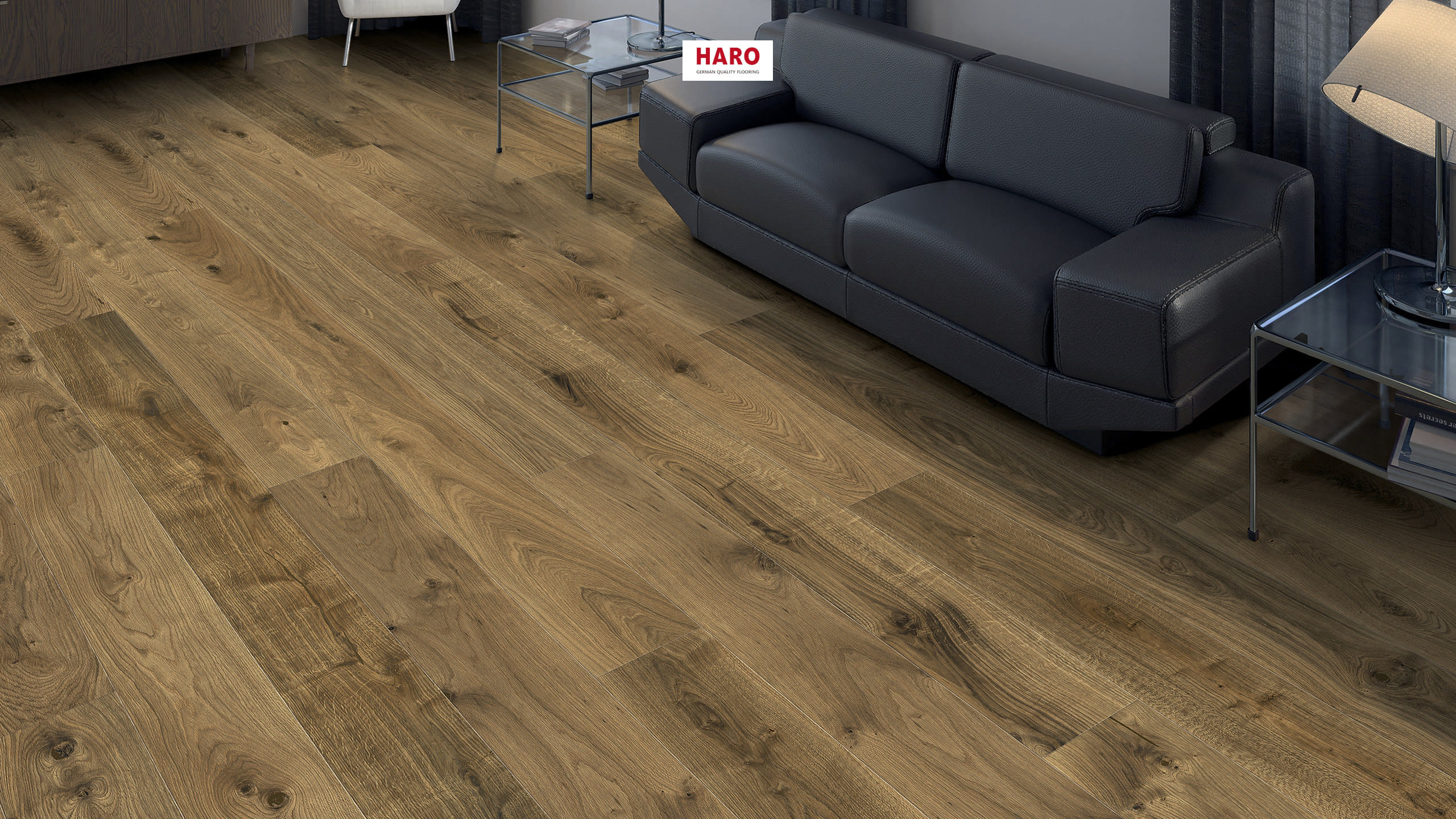 HARO PARQUET 4000 1-lama 180 4V Roble Edición aniversario #1 ahumado cepillado naturaLin plus Top Connect