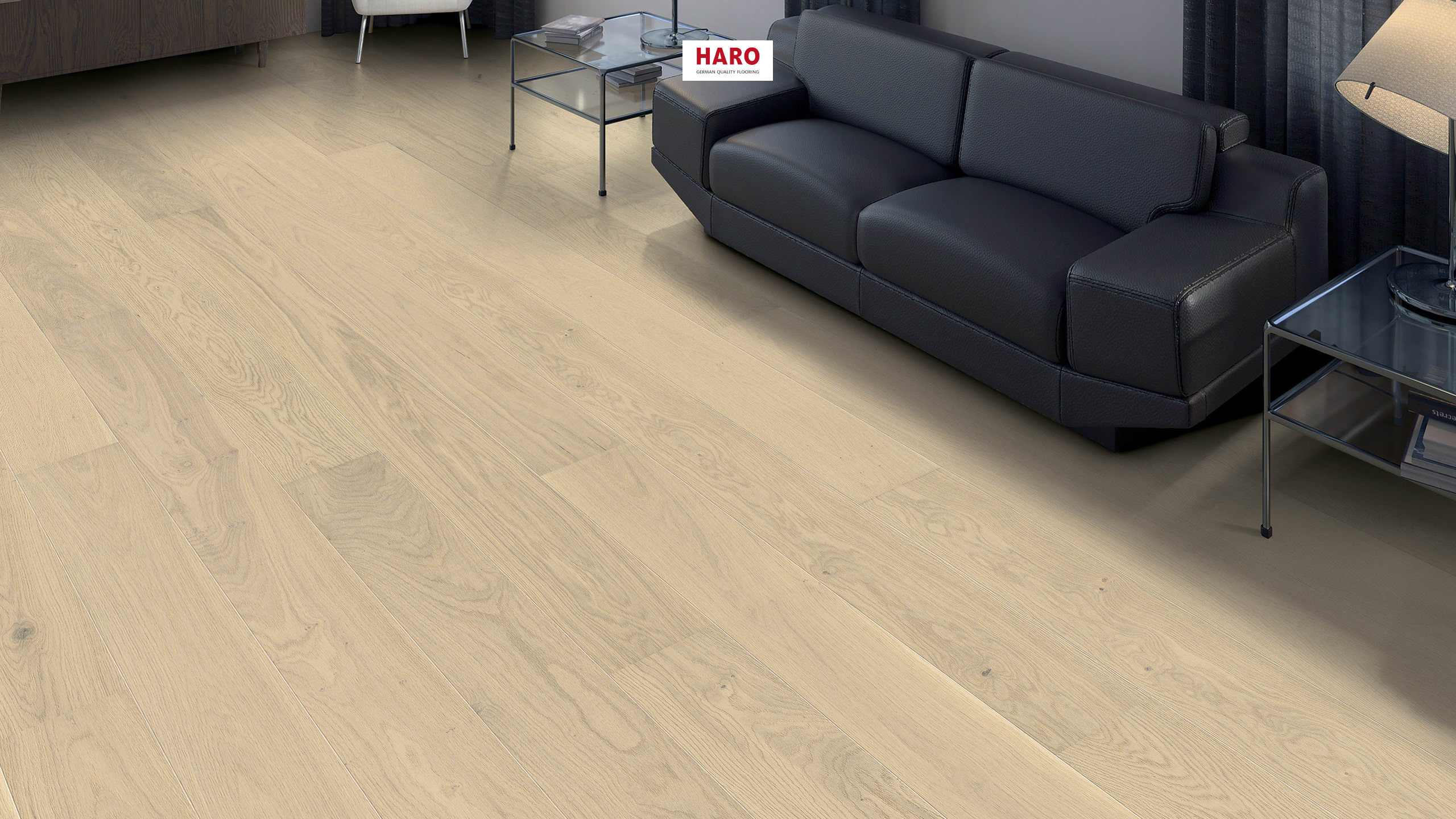 HARO PARQUET 2500 1-lama 180 2V Roble invisible Markant cepillado naturaDur Top Connect