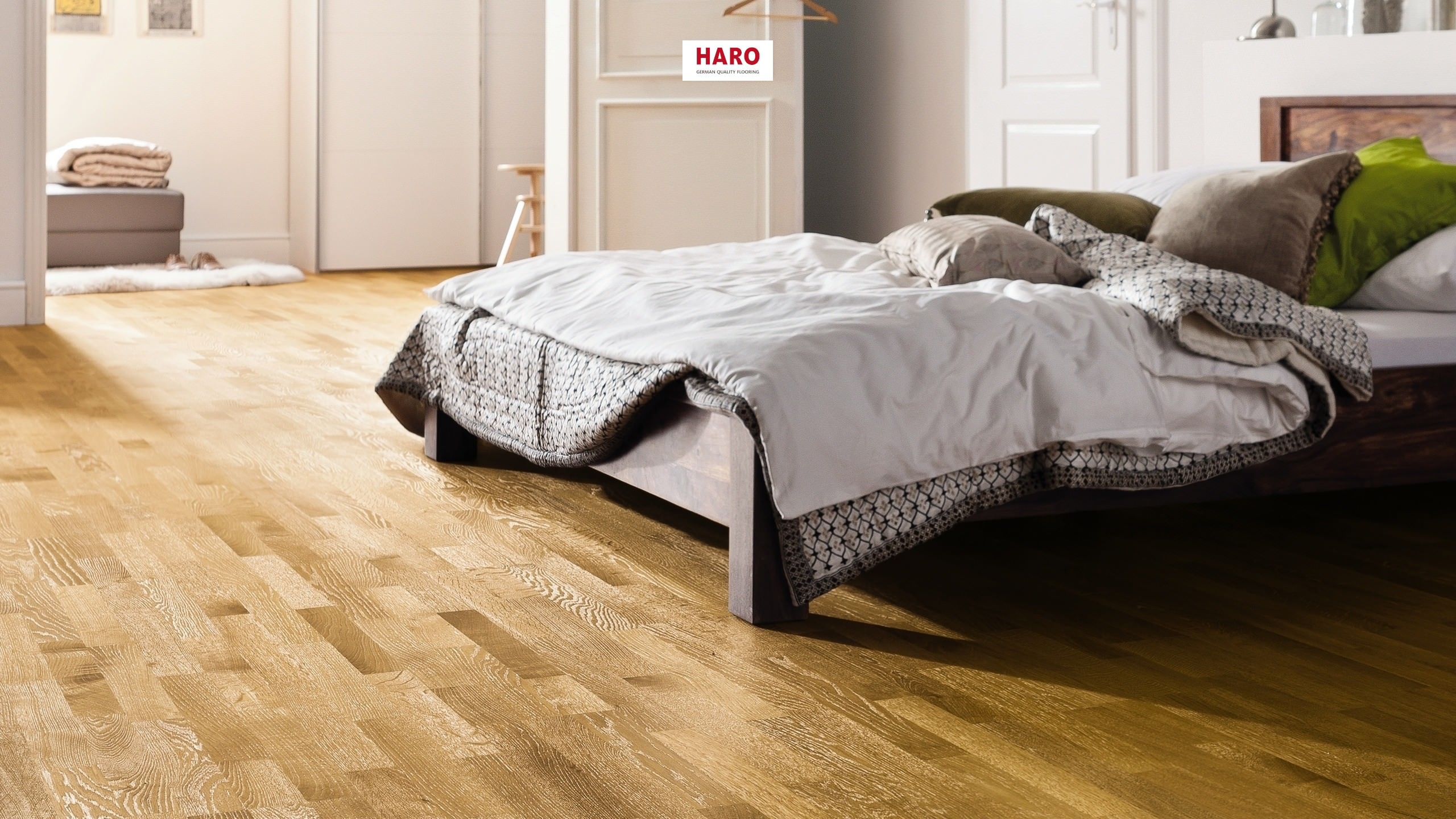 HARO PARQUET 4000 3-lamas Roble Trend naturaDur High Performance Top Connect