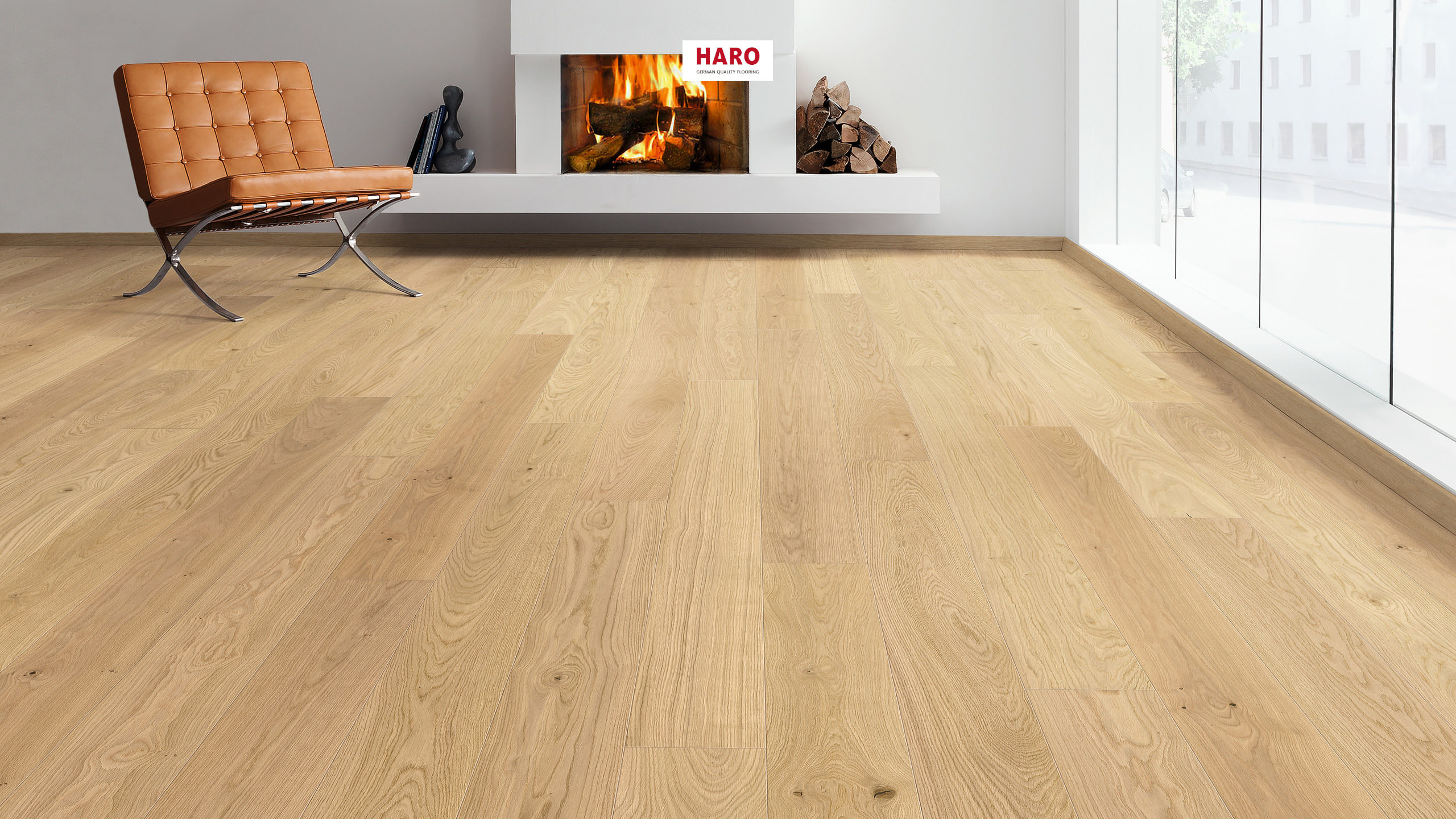 HARO PARQUET 4000 1-lama 180 4V Roble invisible Markant naturaDur High Performance Top Connect