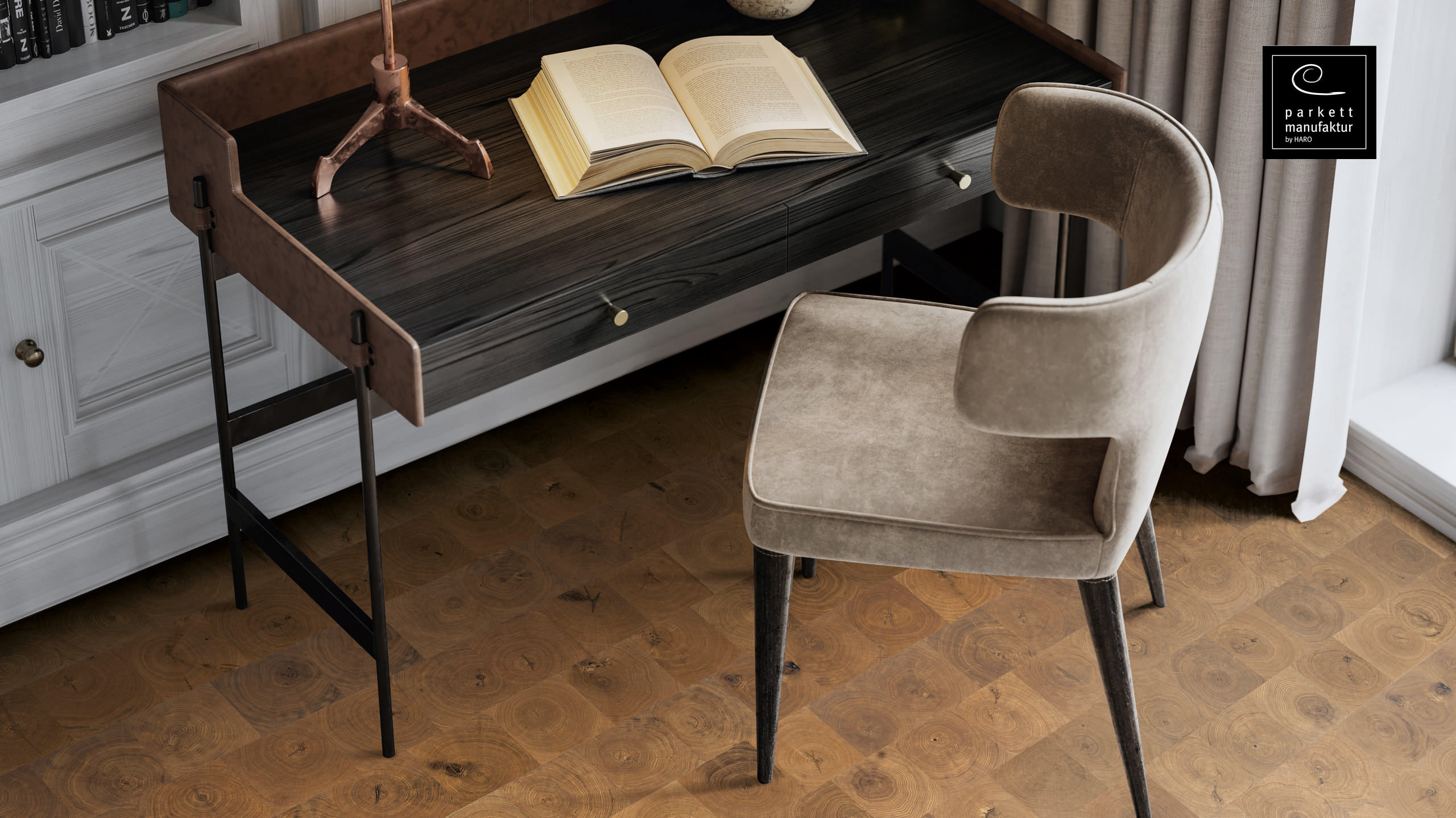 parkettmanufaktur by HARO 4000 Carré Roble Selectiv naturaDur Ranura & lengüeta