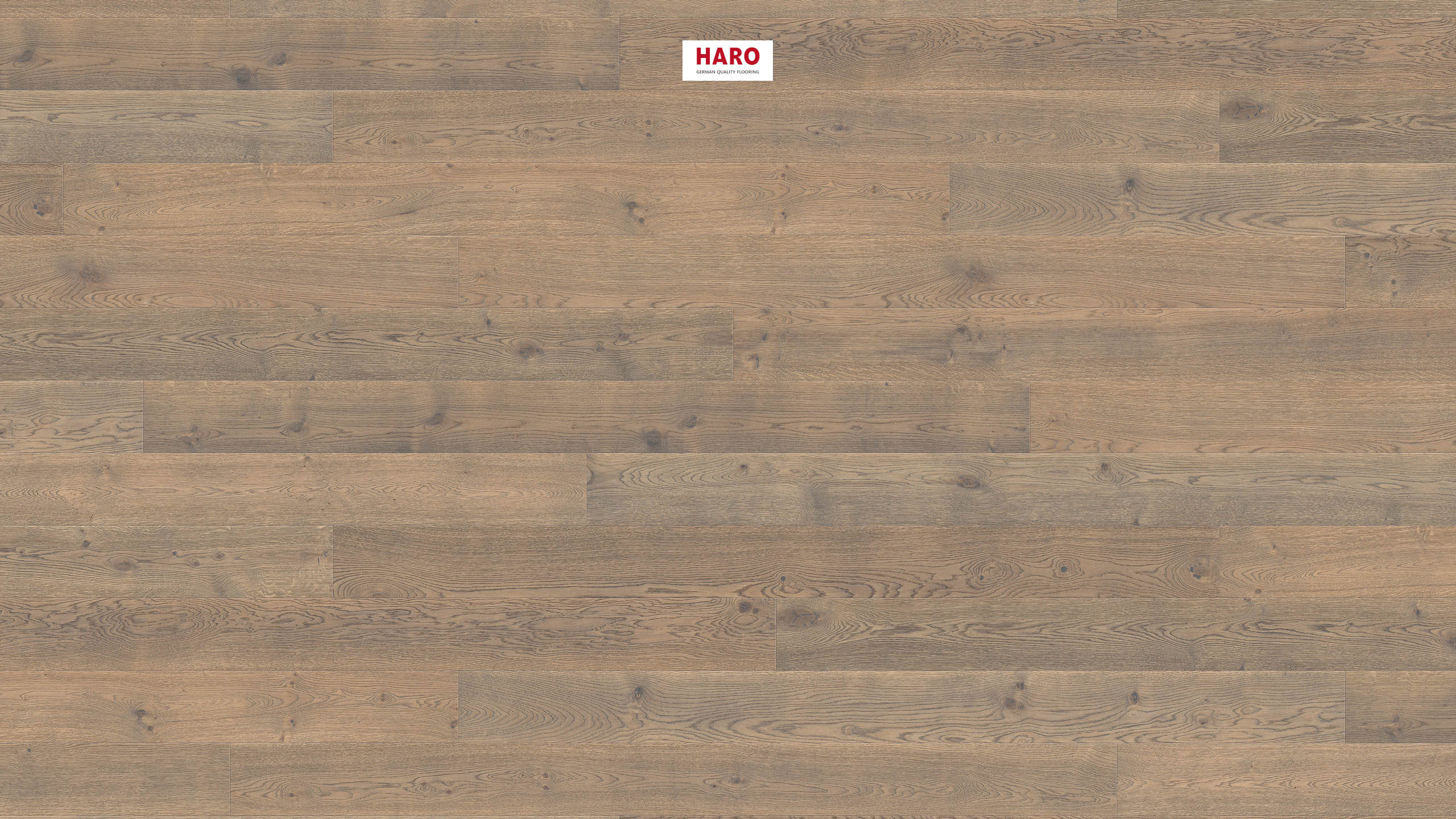HARO Parquet 4000 1-lama 180 4V Roble gris tabaco natural retro cepillado Aceite natural Finish Top Connect