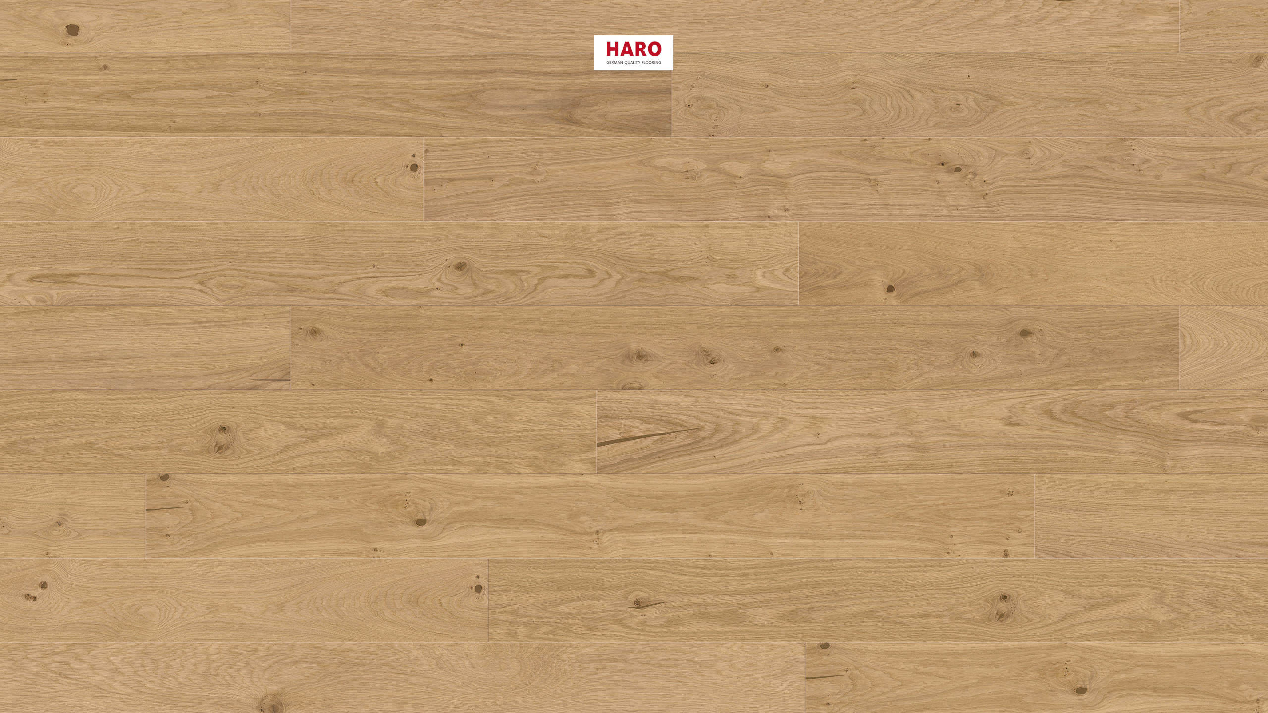 HARO Parquet 4000 1900 mm 1-lama 180 4V Roble Claro natural cepillado barnizado mate Top Connect