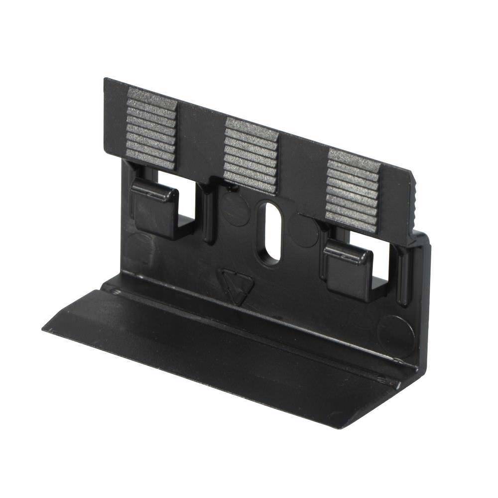 Clips pour plinthe à enclipser avec vis, chevilles et gabarit de perç. 30 pcs./sac