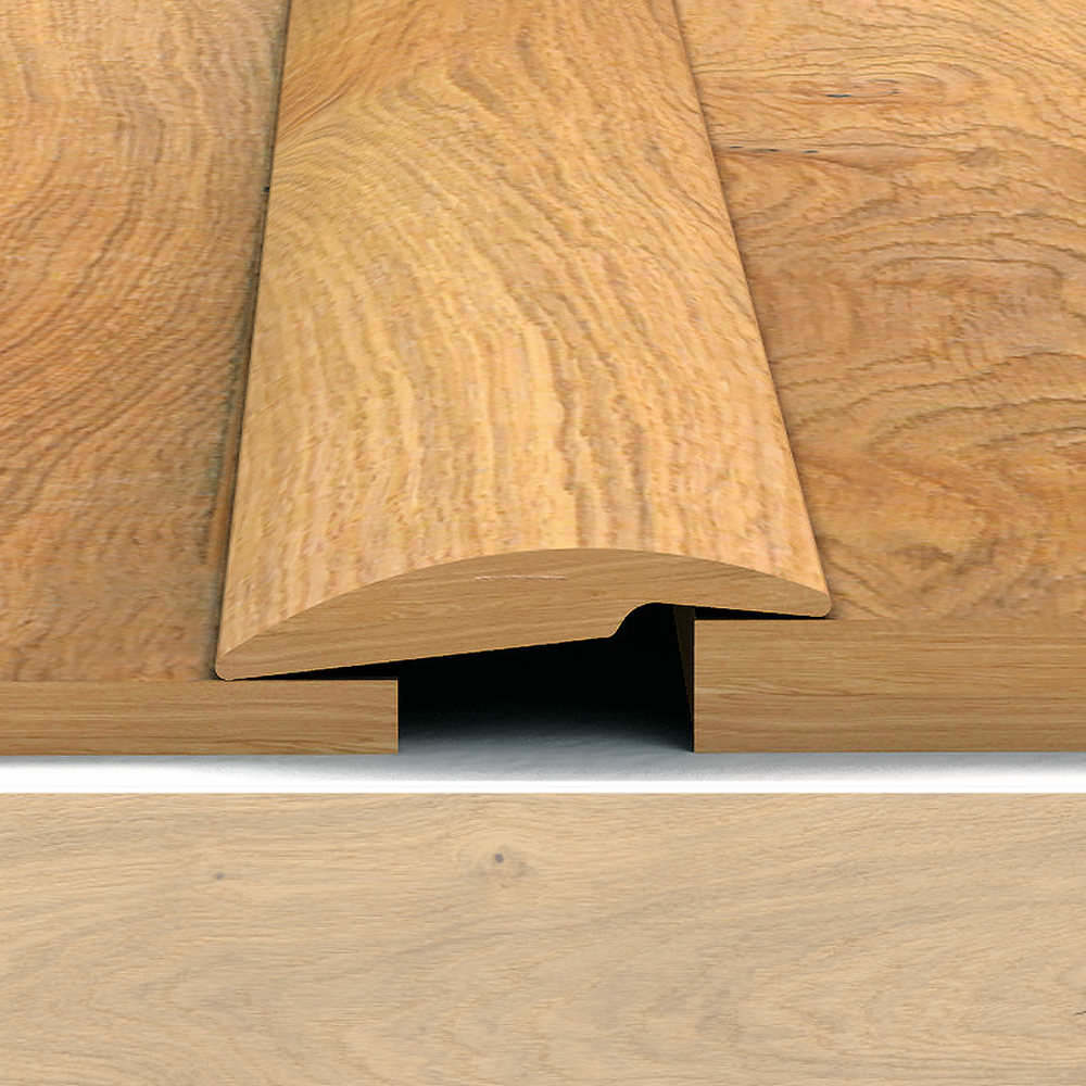 Profil en bois véritable 0,9 m Chêne invisible brossé