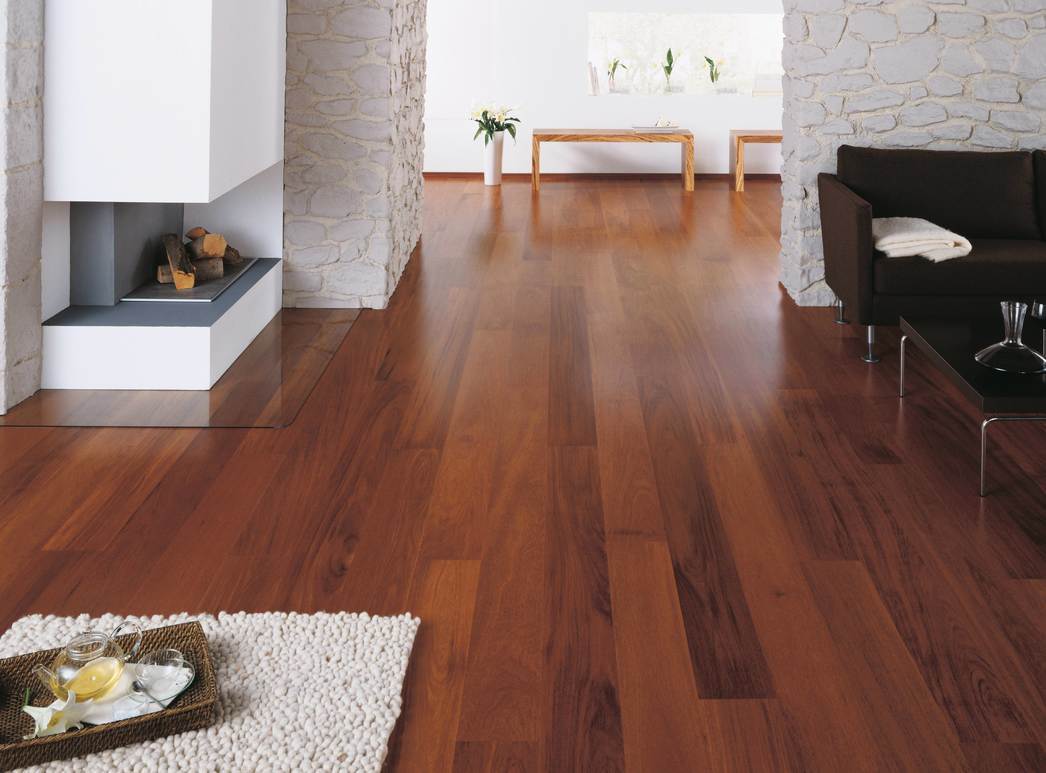 HARO PARQUET 4000 Planche large à l'ancienne 180 Merbau permaDur Top Connect