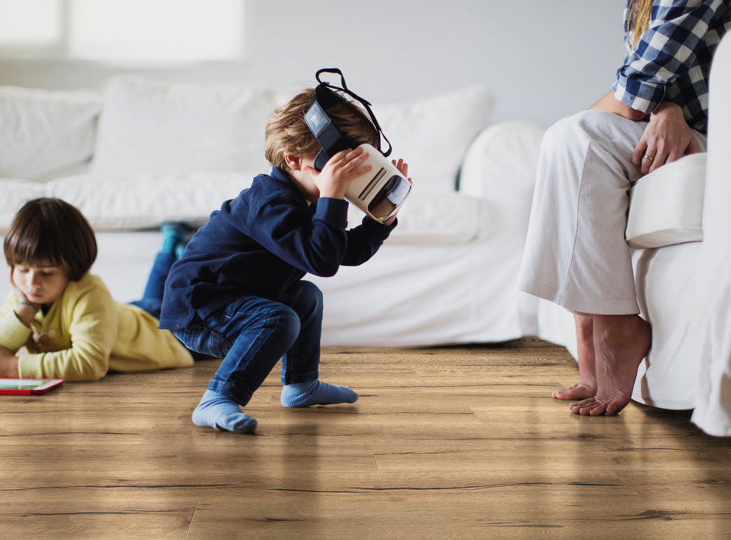 HARO Sol Stratifié TRITTY 100 Planche large à l'ancienne 4V Chêne italica creme* authentic Silent CT Top Connect