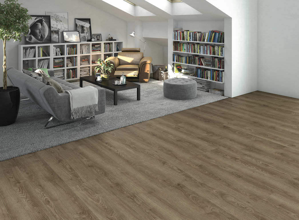 Image du produit 2 Planche large XL 4V Chêne Victoria marron velours* authentic