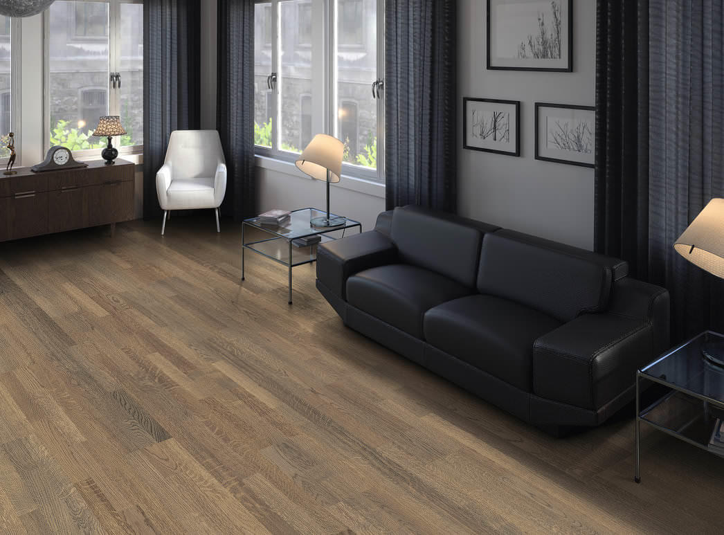 Image du produit 1 À l'anglaise Chêne gris tabac Trend brossé