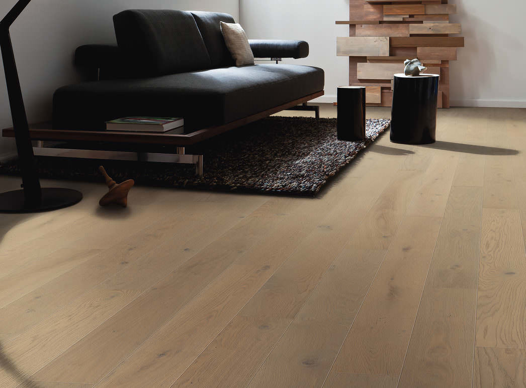 Image du produit 1 Planche large Duna 4V Chêne gris sable Sauvage brossé