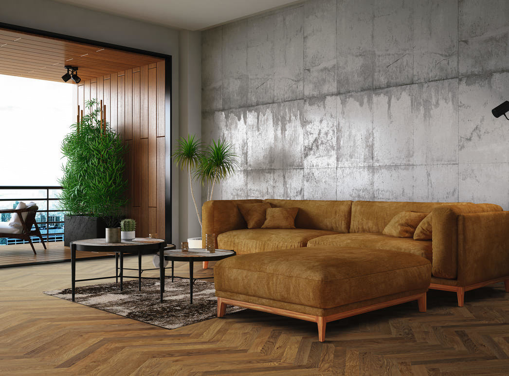 HARO PARQUET 4000 Lame Classico Chêne fumé Trend brossé naturaDur Rainure & languette