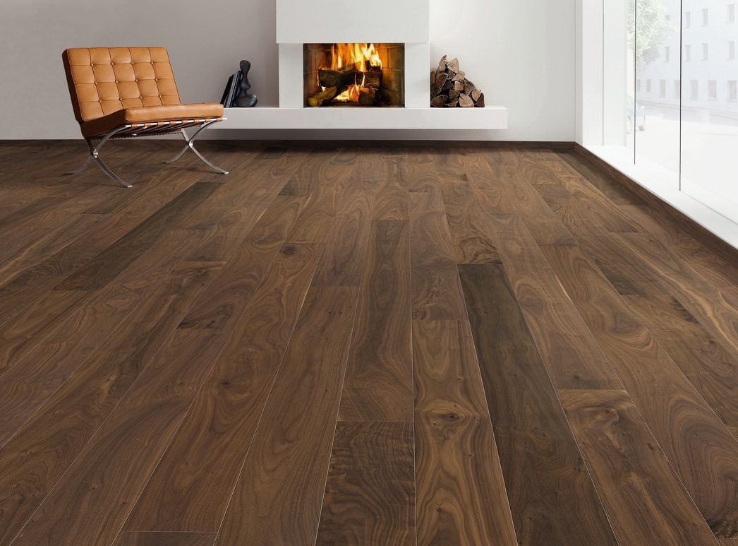 HARO PARQUET 4000 Planche large à l'ancienne 180 4V Noyer américain Markant naturaDur Top Connect