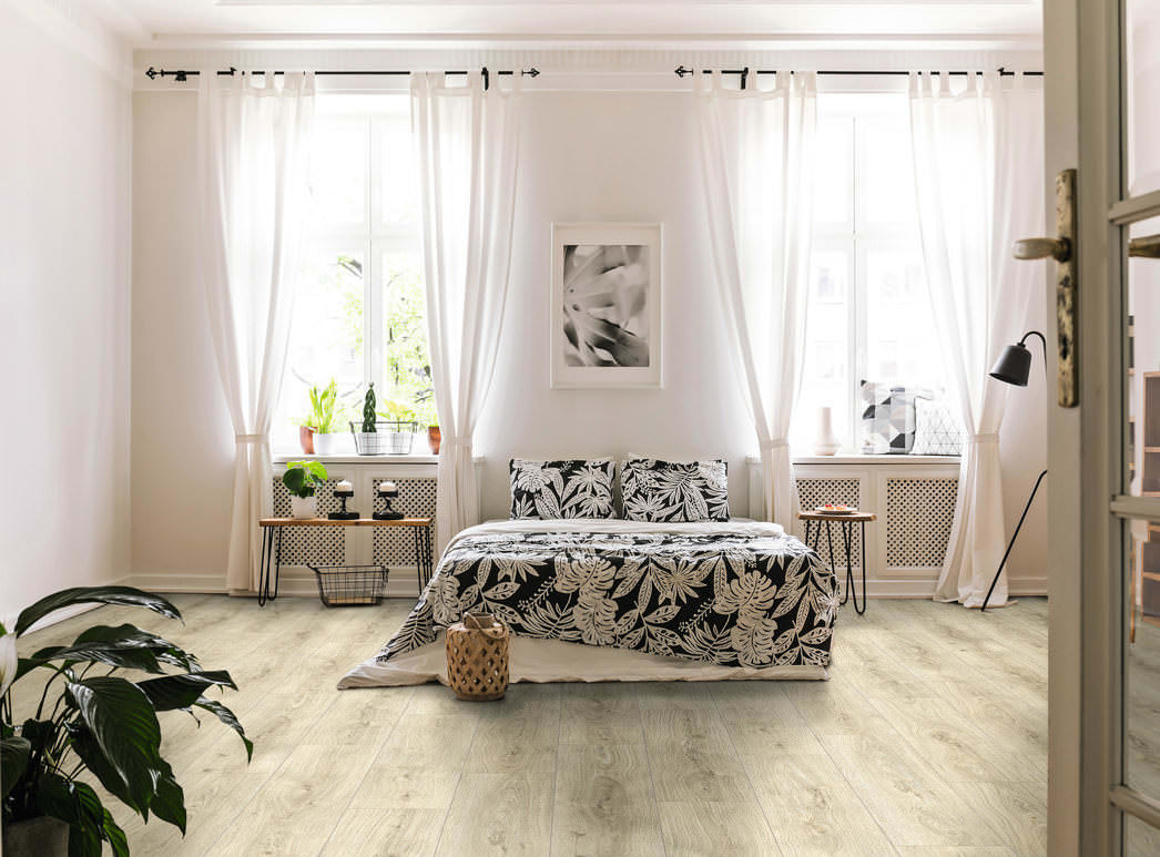 DISANO by HARO LifeAqua Planche large à l'ancienne 4V Chêne Sheffield blanc crème* authentic Top Connect