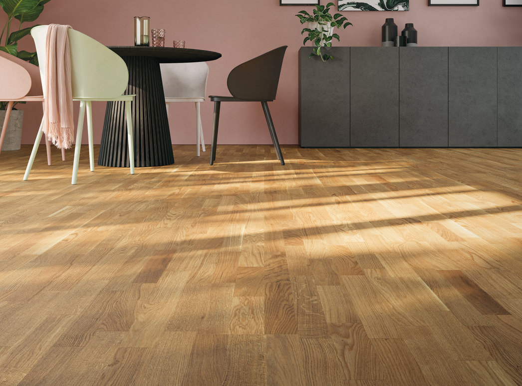 HARO PARQUET 2500 À l'anglaise Chêne Vivan mat verni Top Connect