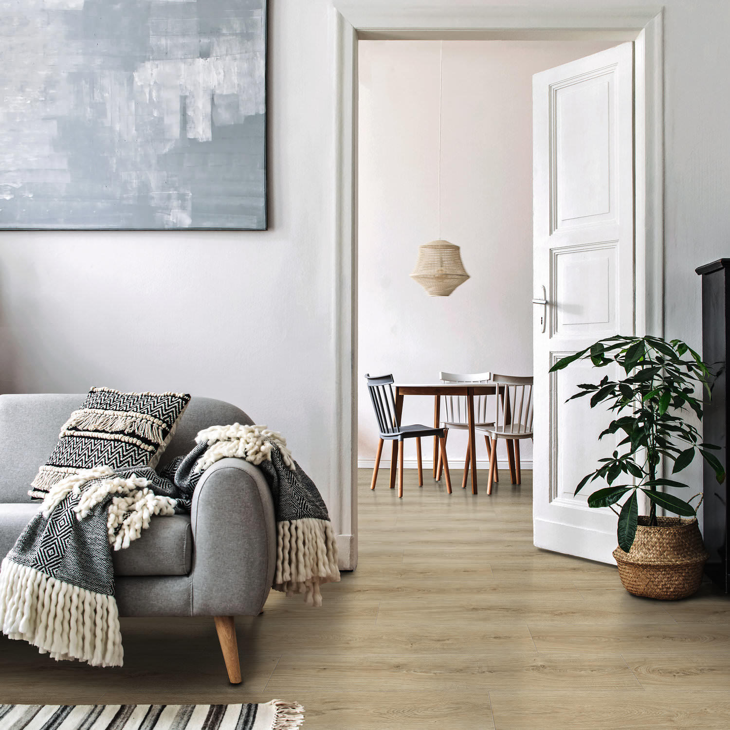 DISANO by HARO LifeAqua Planche large à l'ancienne 4V Chêne Sheffield puro* authentic Top Connect