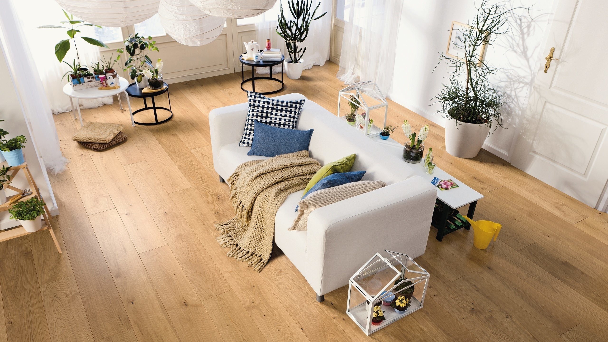 HARO PARQUET 4000 Planche large Plaza 240 4V Chêne Markant brossé naturaDur Top Connect