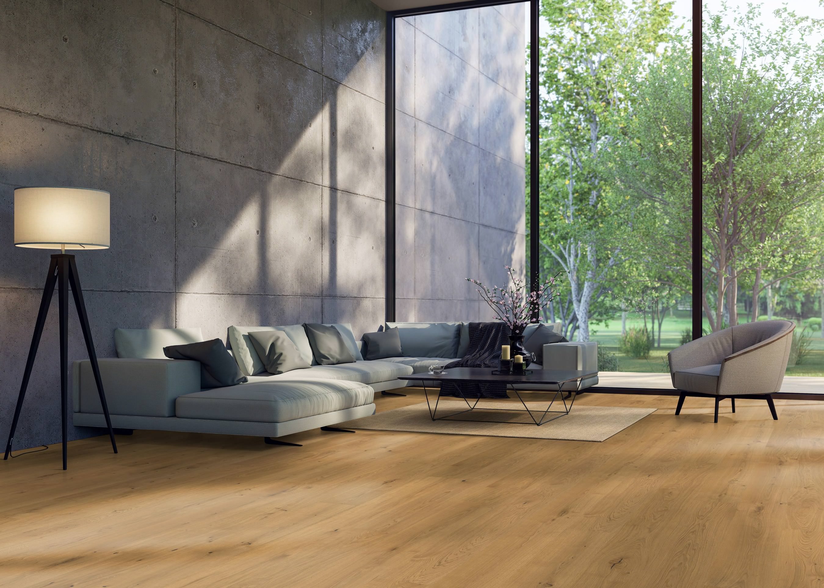 HARO PARQUET 4000 Planche large Plaza 240 4V Chêne Markant brossé naturaDur Top Connect