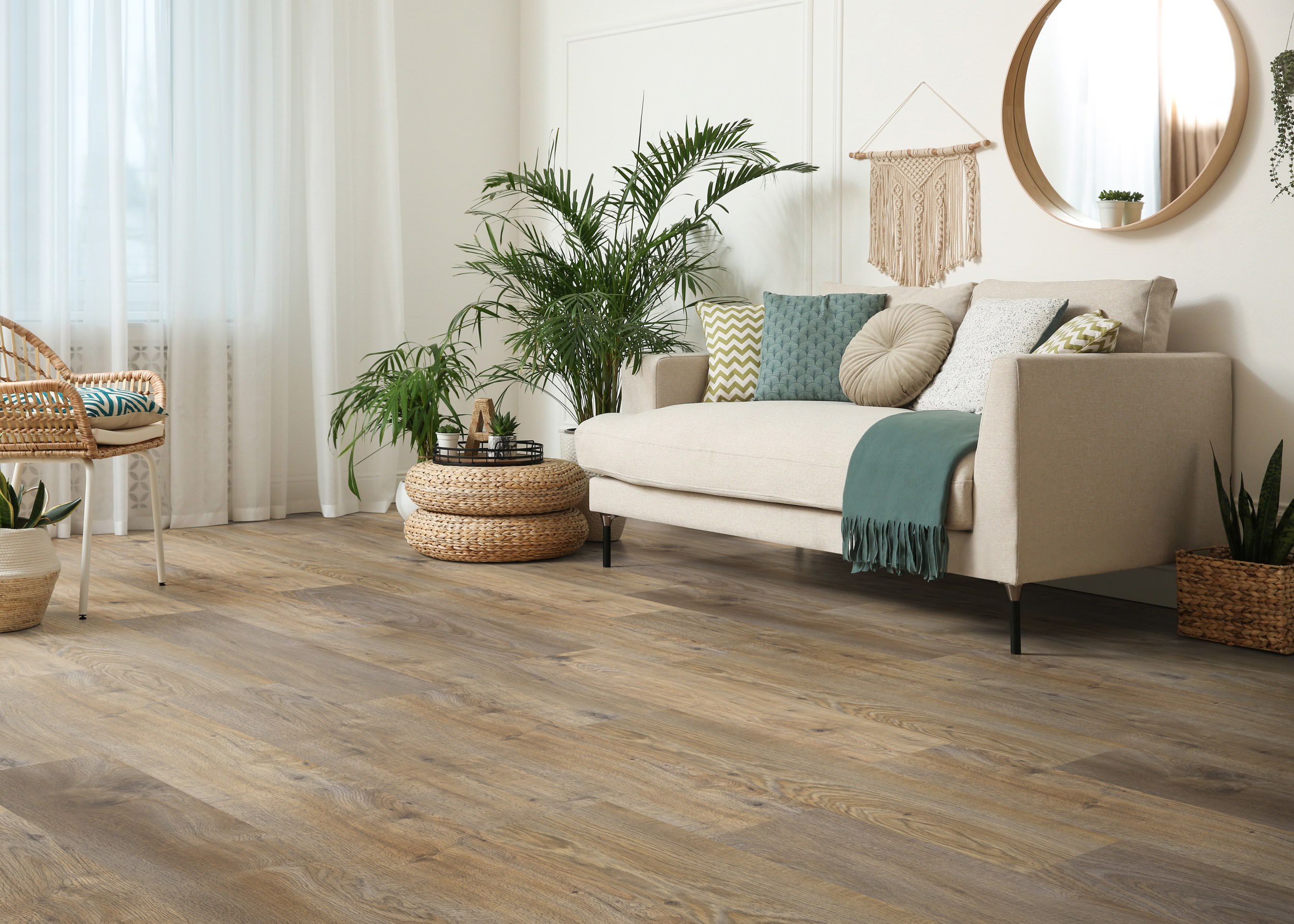 DISANO by HARO WaveAqua Planche large à l'ancienne 4V Chêne Quebec vieux brun* authentic Top Connect