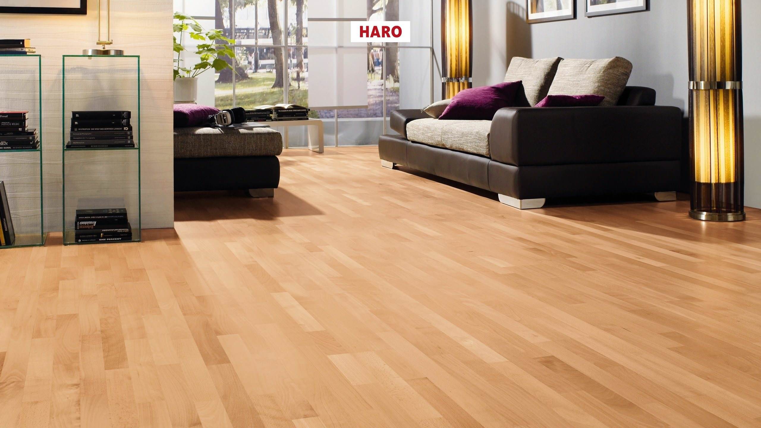 HARO PARQUET 4000 À l'anglaise Hêtre étuvé Trend permaDur Top Connect