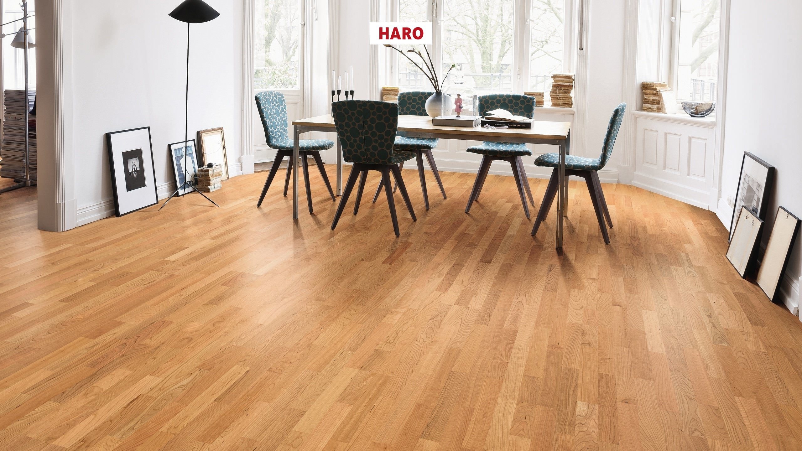 HARO PARQUET 4000 À l'anglaise Cerisier américain Trend permaDur Top Connect