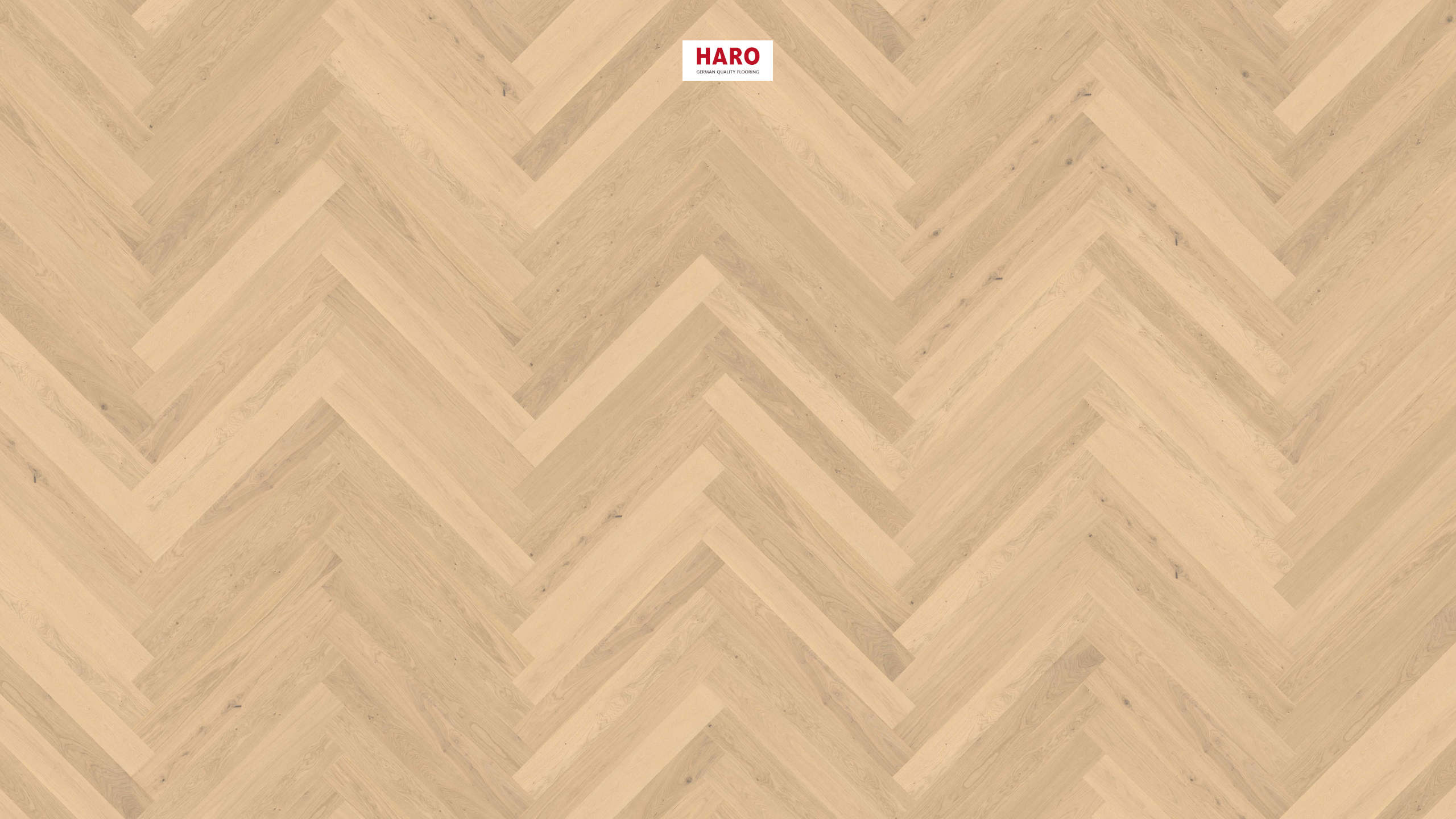 HARO PARQUET 4000 Planche large Prestige Chêne invisible Markant brossé naturaDur Rainure & languette