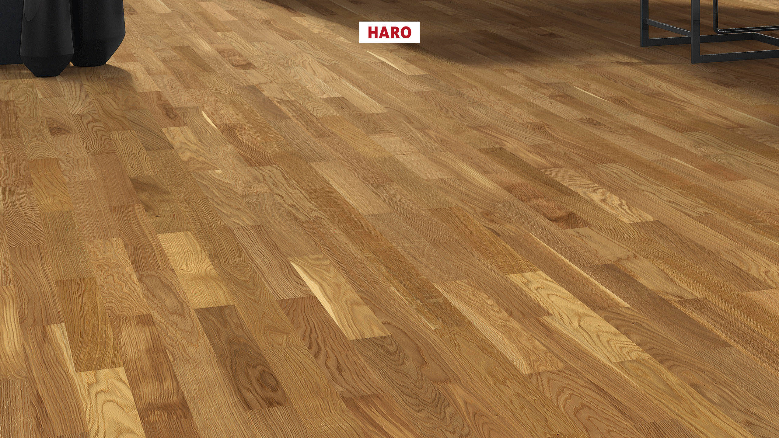 HARO PARQUET 4000 Lame Allegro Chêne Objekt permaDur Rainure & languette