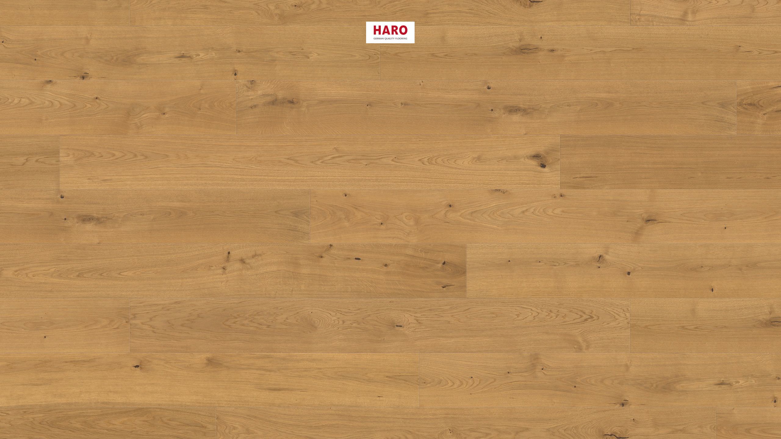 HARO PARQUET 4000 Planche large Plaza 240 4V Chêne Markant brossé naturaLin plus Top Connect