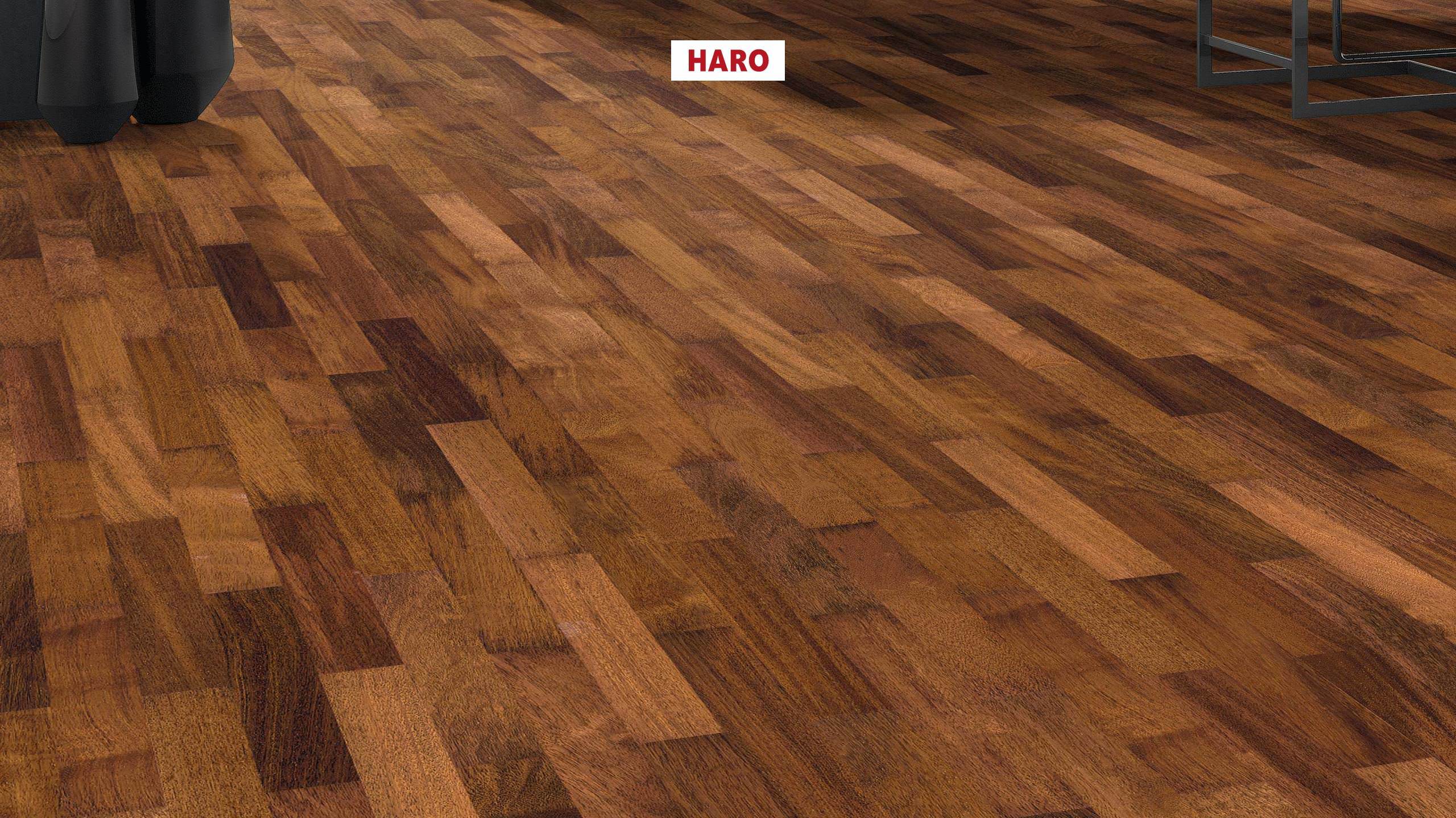 HARO PARQUET 4000 Lame Allegro Merbau Favorit permaDur Rainure & languette