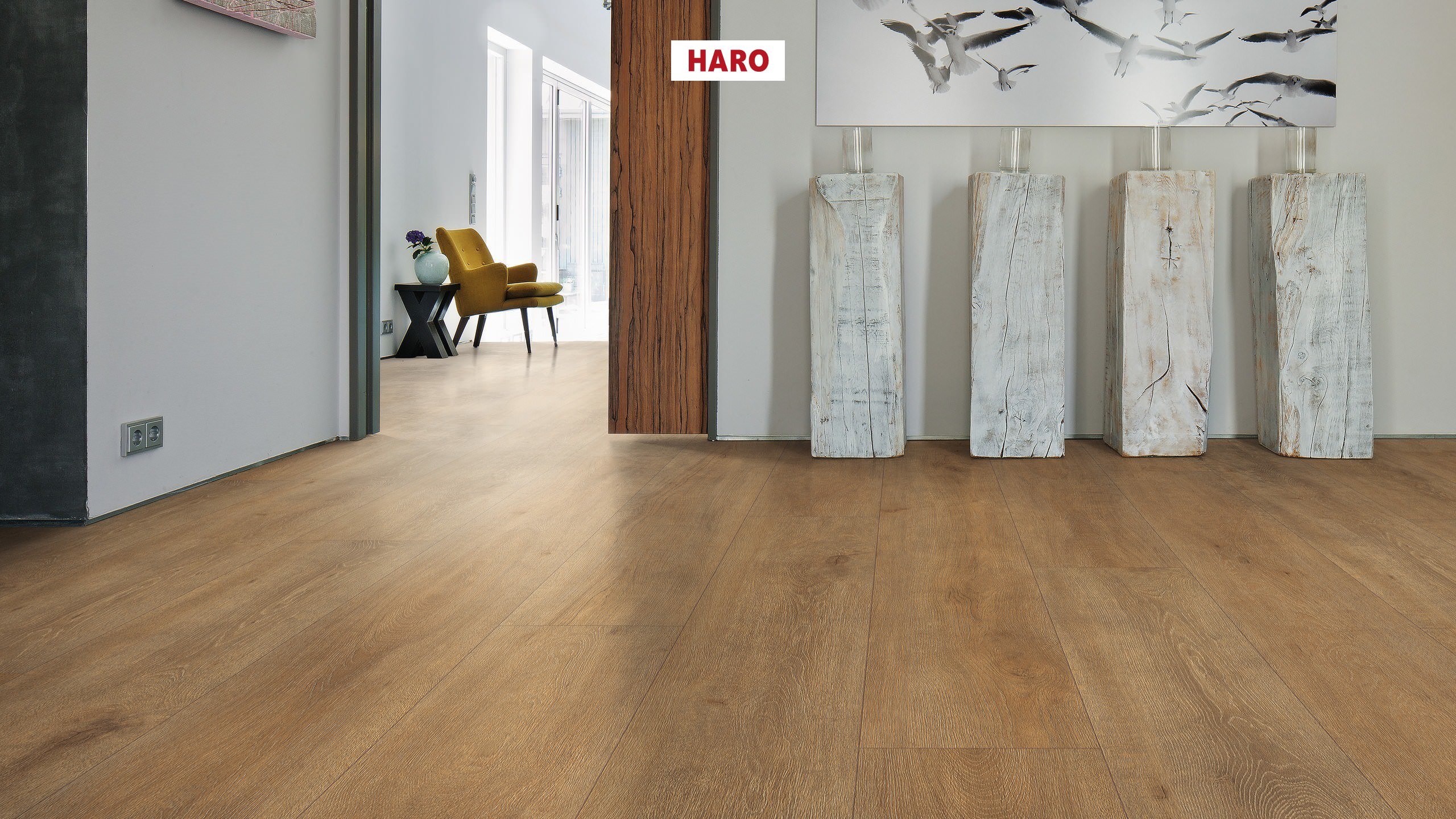 HARO Sol Stratifié TRITTY 200 Aqua Gran Via 4V Chêne Veneto nature* authentic mat Top Connect