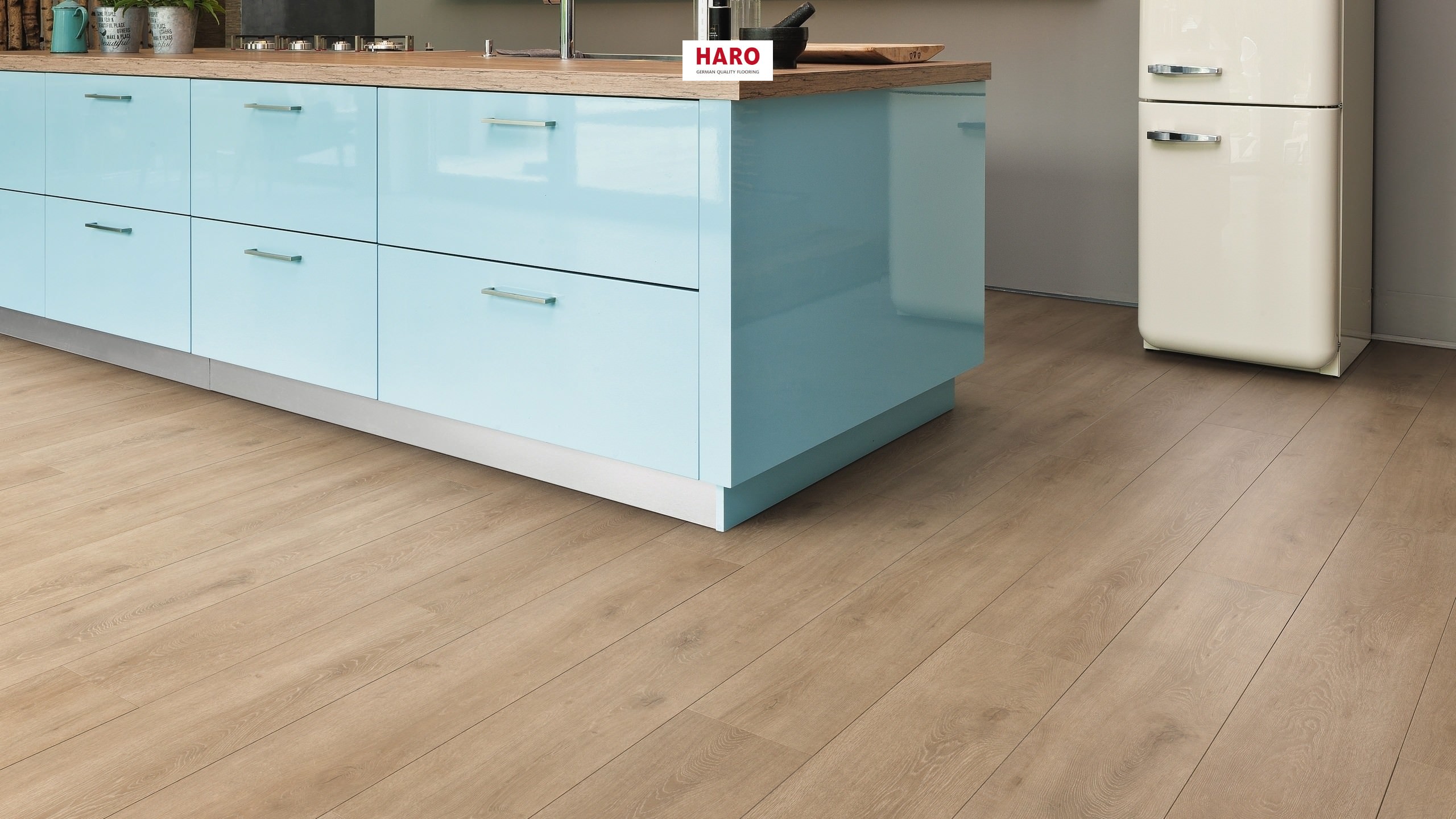 HARO Sol Stratifié TRITTY 200 Aqua Gran Via 4V Chêne Veneto crema* authentic mat Silent CT Top Connect