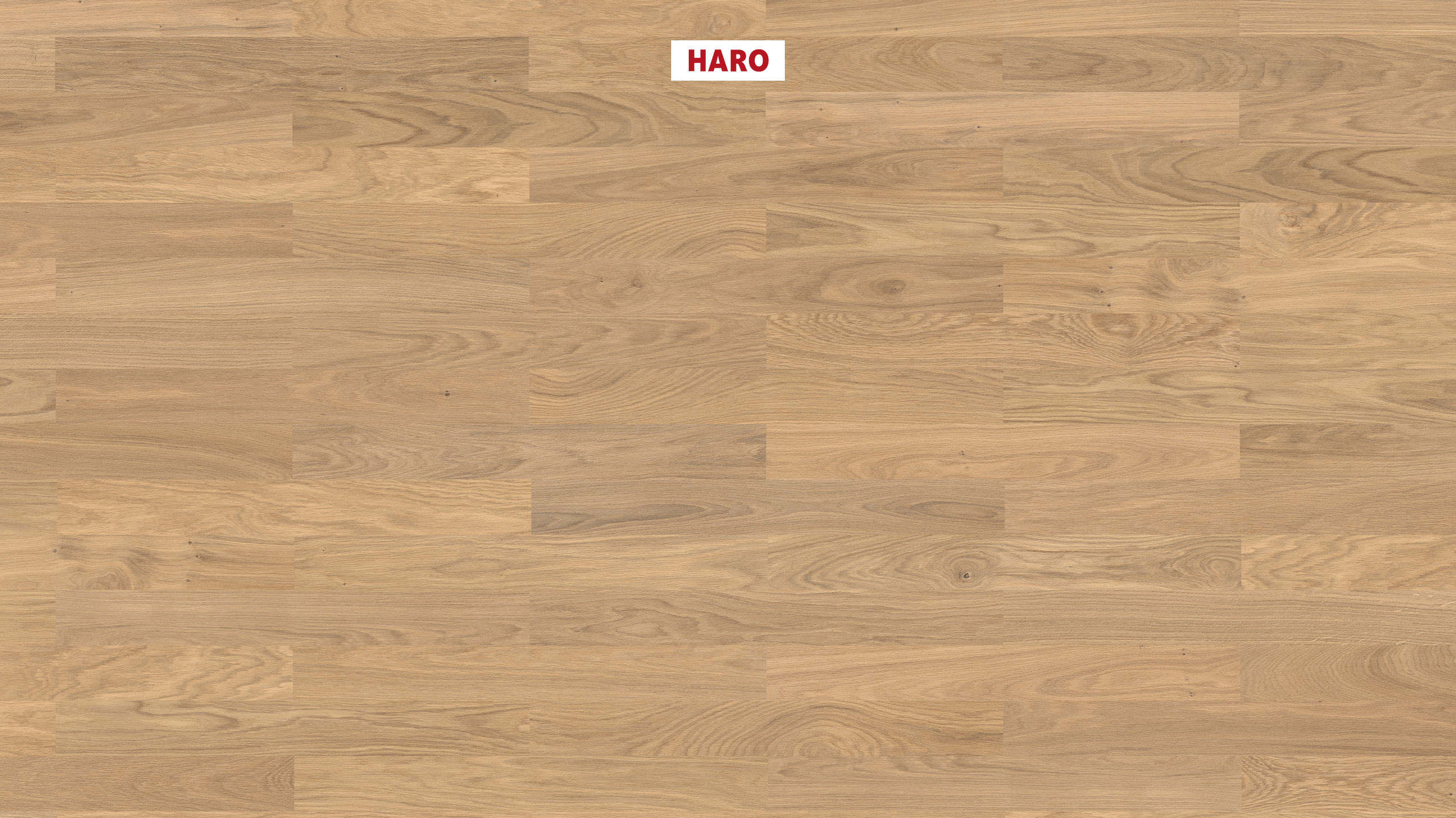 HARO PARQUET 4000 Lame Classico Chêne blanc clair Naturale brossé naturaDur Rainure & languette