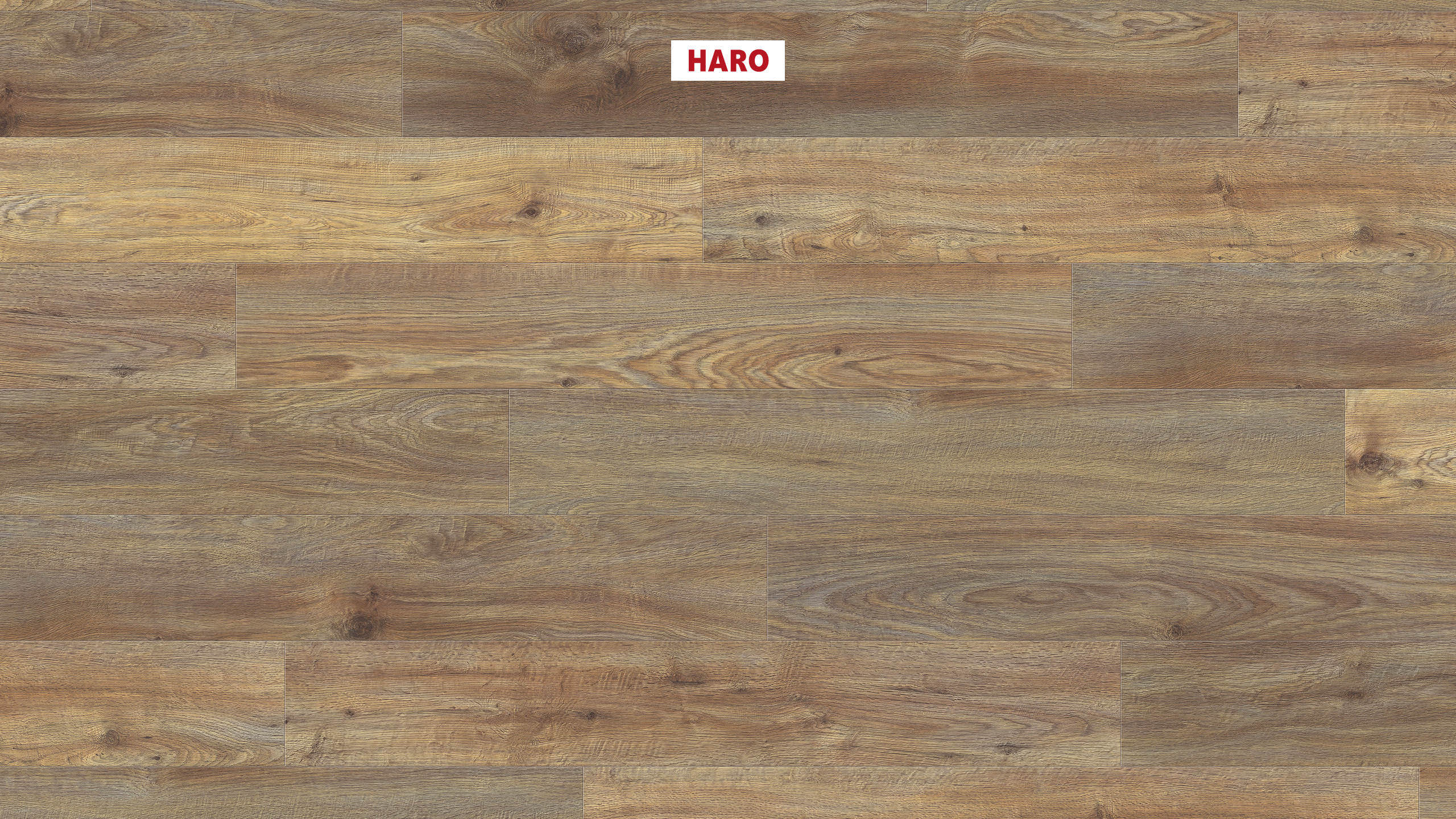 DISANO by HARO WaveAqua Planche large à l'ancienne 4V Chêne Quebec caramel* authentic Top Connect