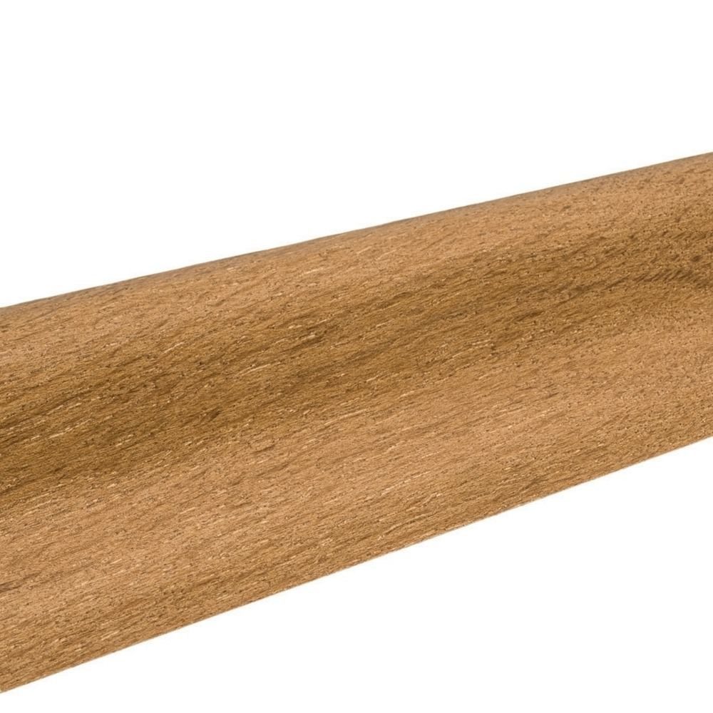 Battiscopa ad innesto di legno massiccio 19 x 39 mm curvo 2,5 m impiallaciato verniciato opaco Rovere anticato